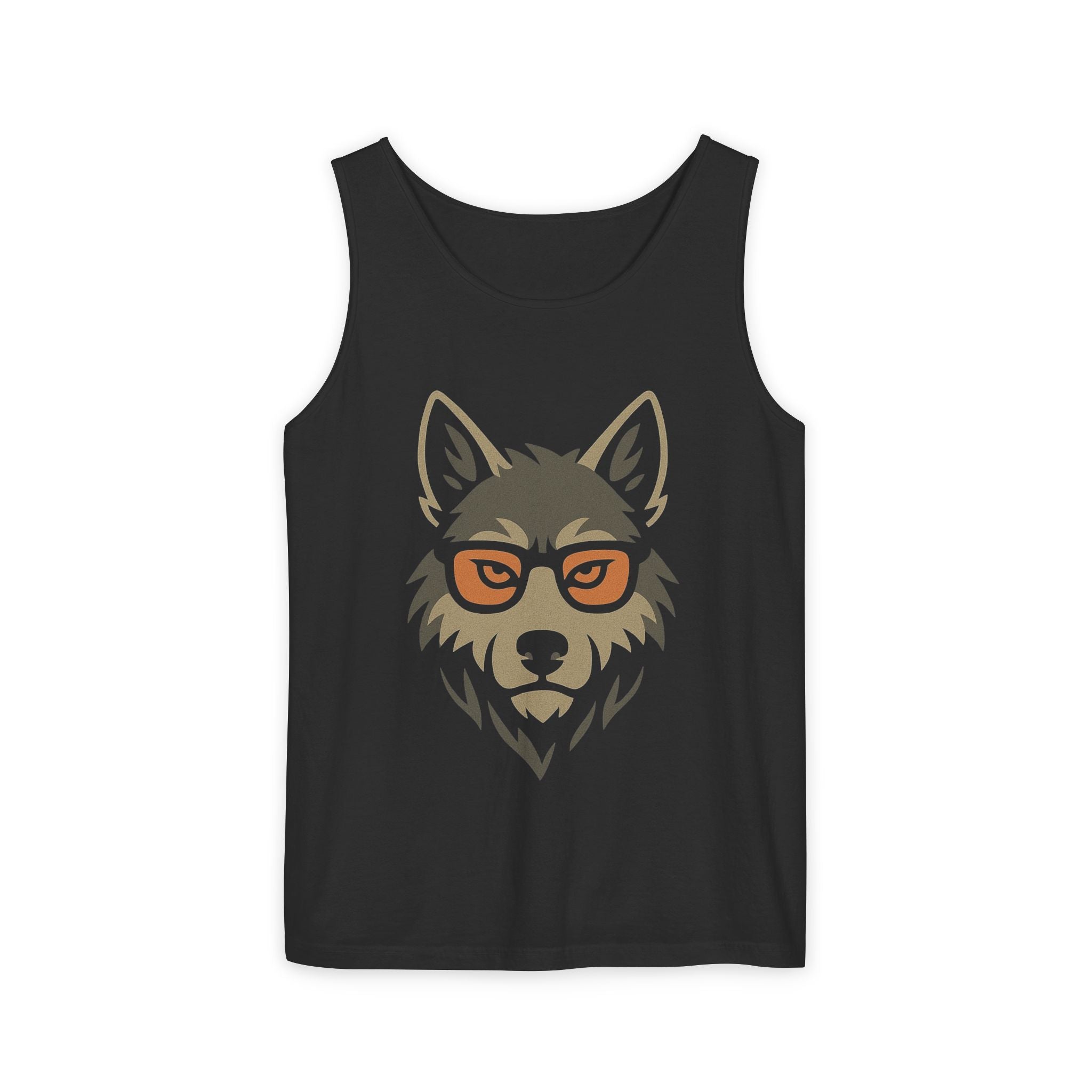 Cool Wolf Graphic Tank Top, Unisex Cool Tank Top, Summer Wear, Gift for Animal Lovers, Festival Outfit, Everyday Casual Top