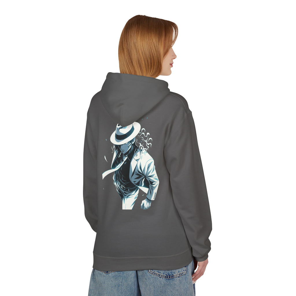 Stylish Unisex Fleece Hoodie with MUZAN Design, Perfect for Casual Wear, Gifts, Anime Fans, Cozy Layering, Unique Apparel