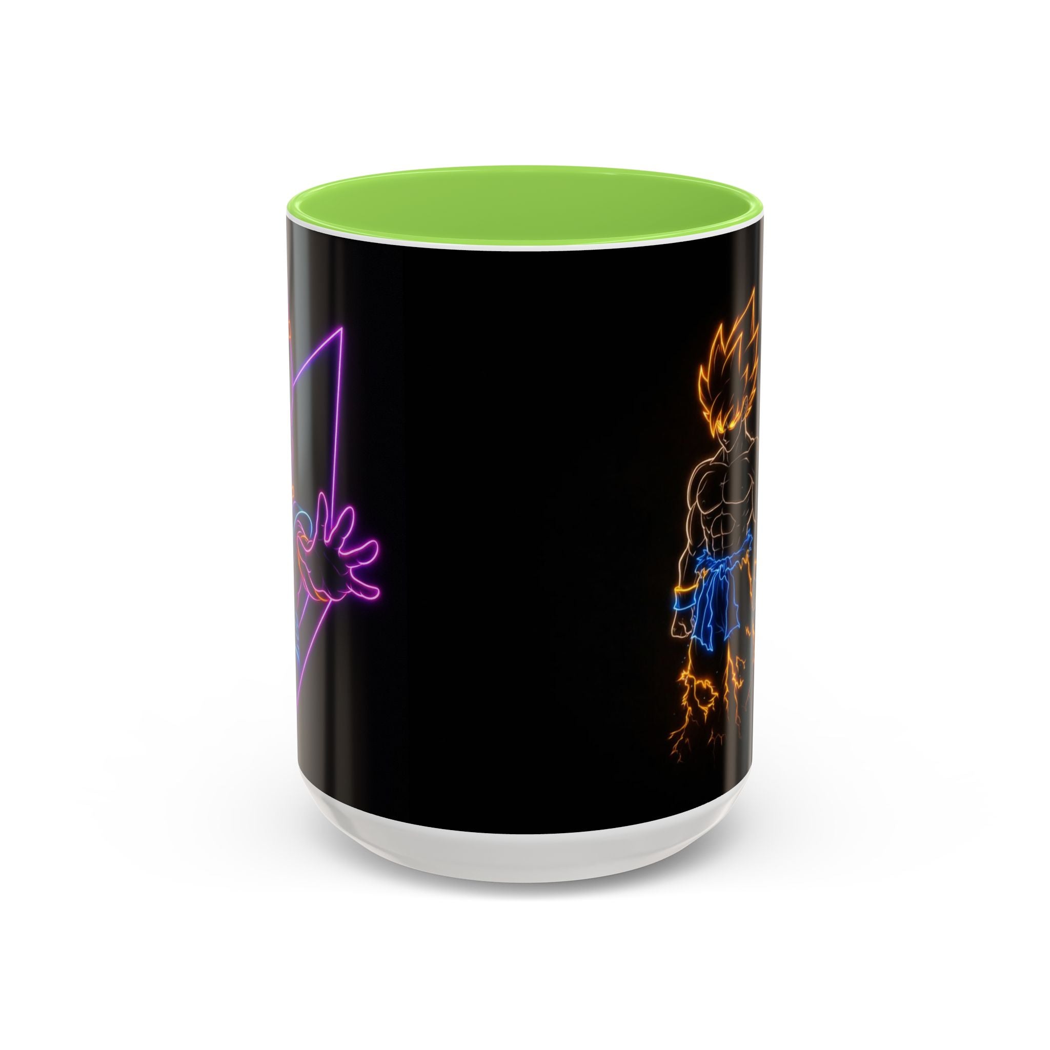 Neon Super Saiyan Mug | Colorful Coffee Cup