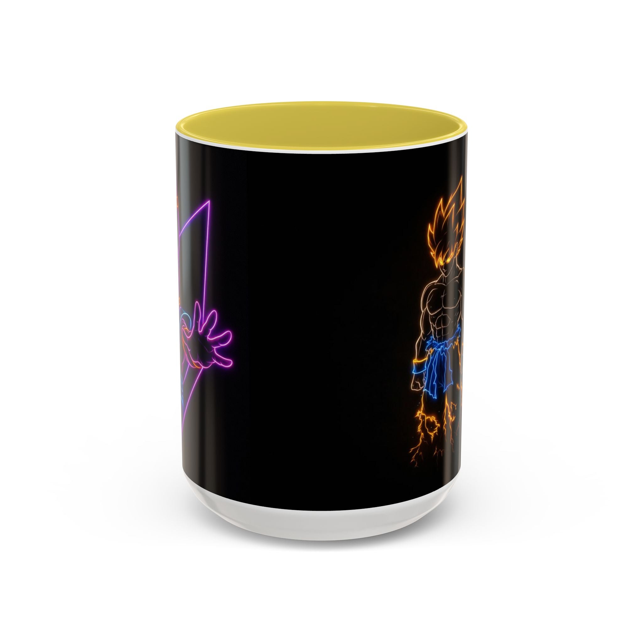 Neon Super Saiyan Mug | Colorful Coffee Cup