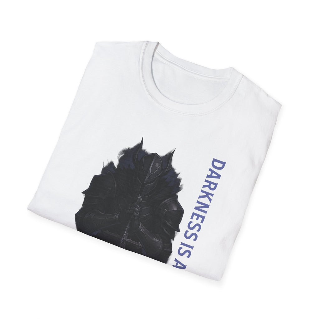 Darkness T-Shirt | Unisex Softstyle Tee, Gothic Clothing, Casual Wear, Gift for Him/Her, Dark-Themed Fashion