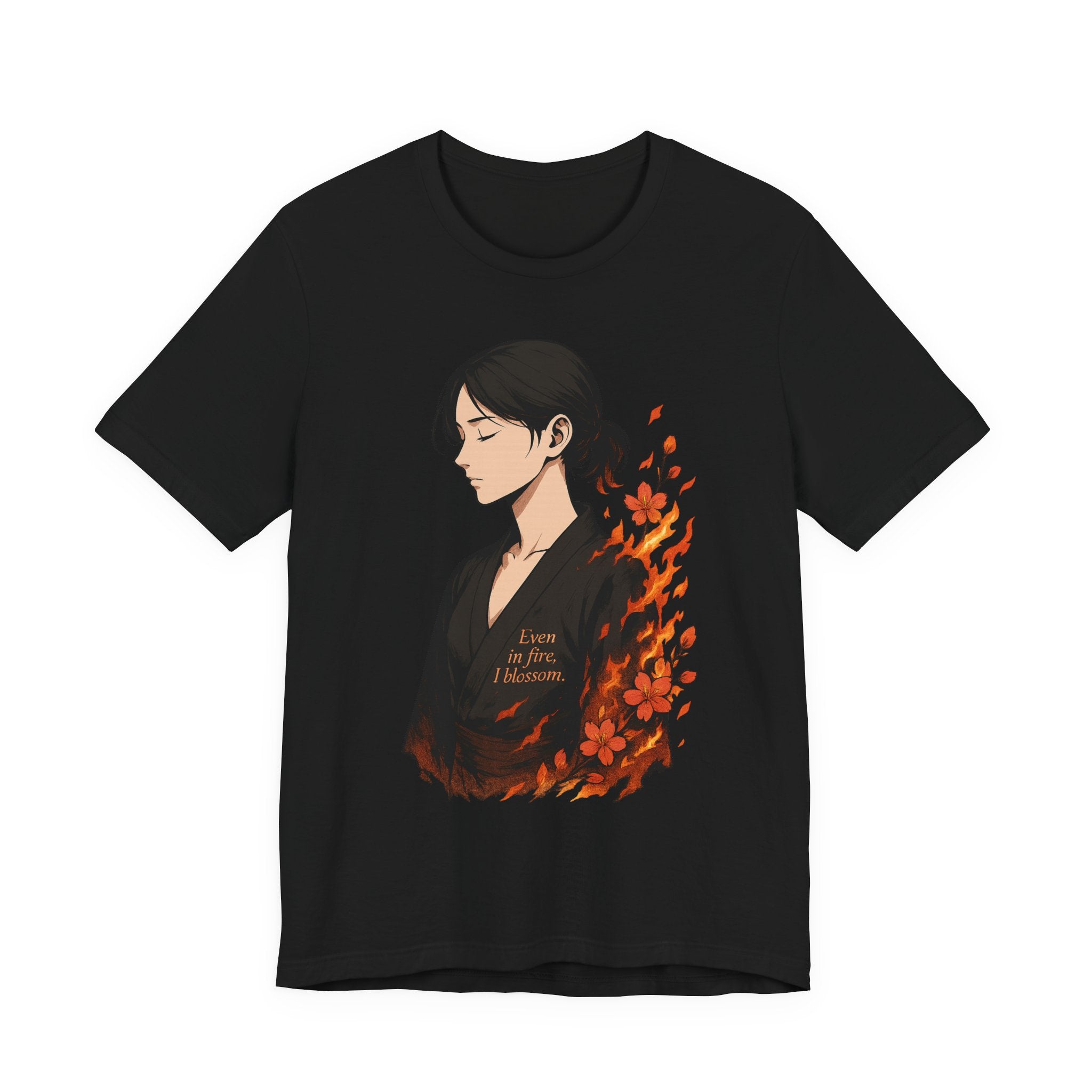 Elegant Anime-Inspired Unisex Tee, Casual Wear, Gift for Fans, Graphic Shirt, Summer Outfit, Birthday Present