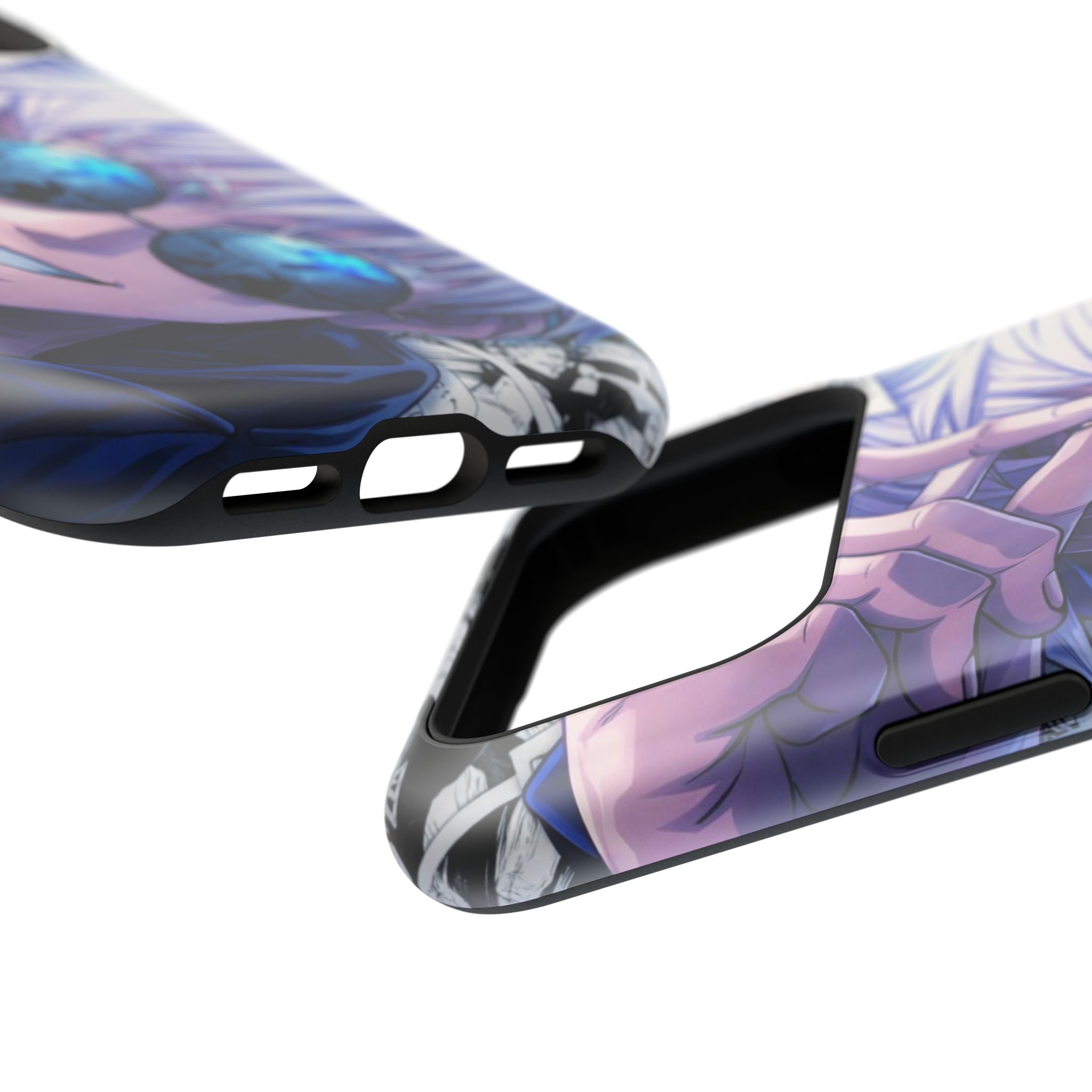Anime Character Impact-Resistant Phone Case — Stylish Sunglasses Manga Design