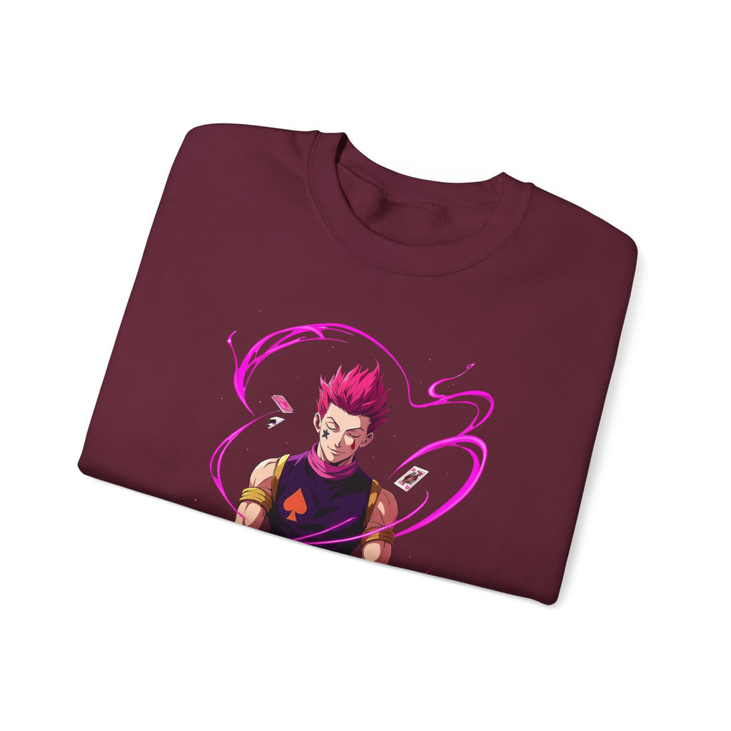Meditating Anime Warrior Sweatshirt | Mystic Energy Illustration