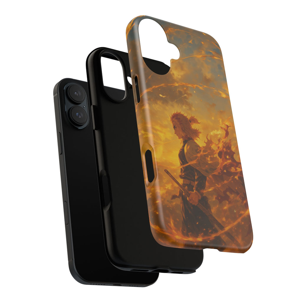 Flame Samurai Phone Case | Sunset Warrior iPhone Case