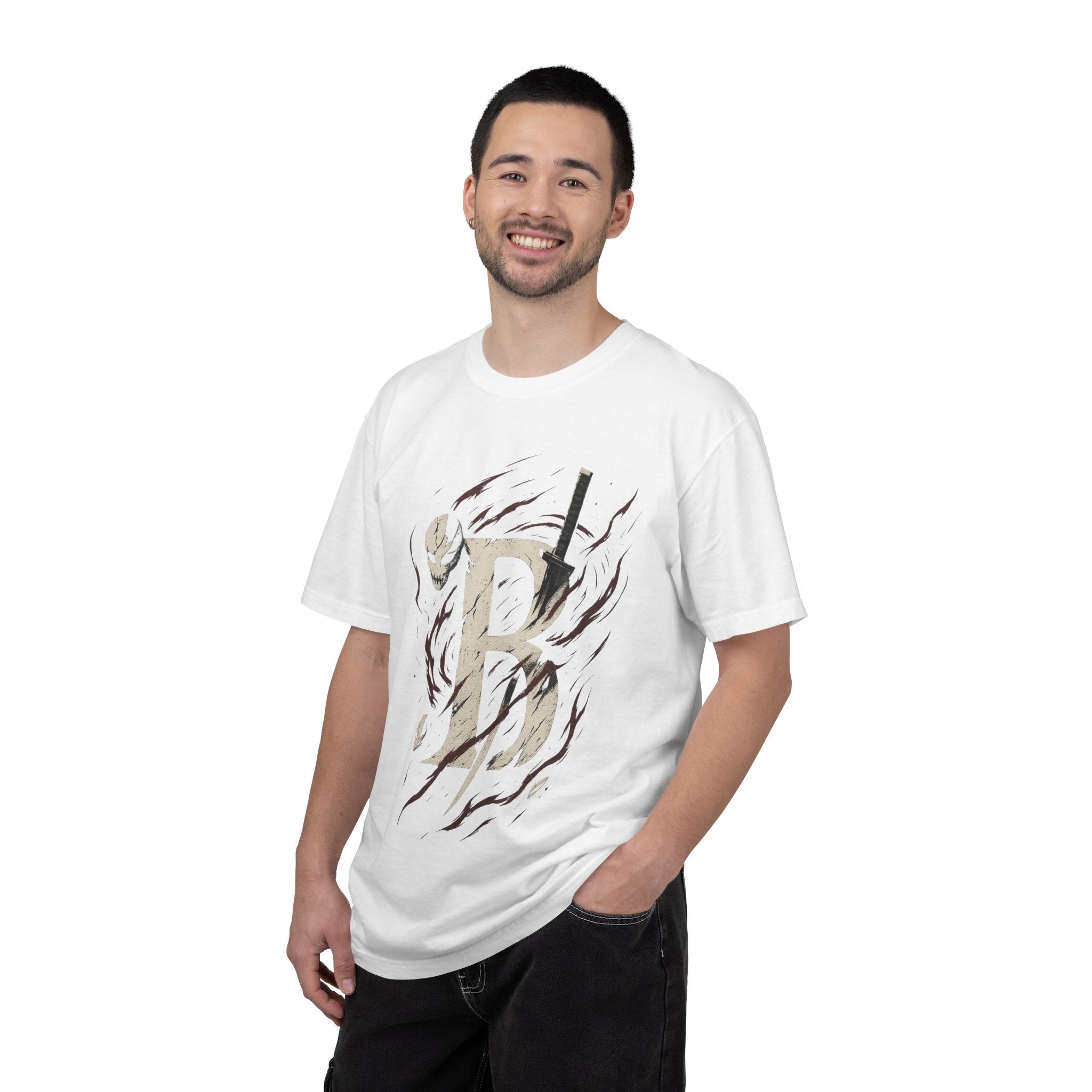 Artistic Unisex T-Shirt with Bold Design, Casual Wear, Graphic Tee, Street Style, Gift for Art Lovers