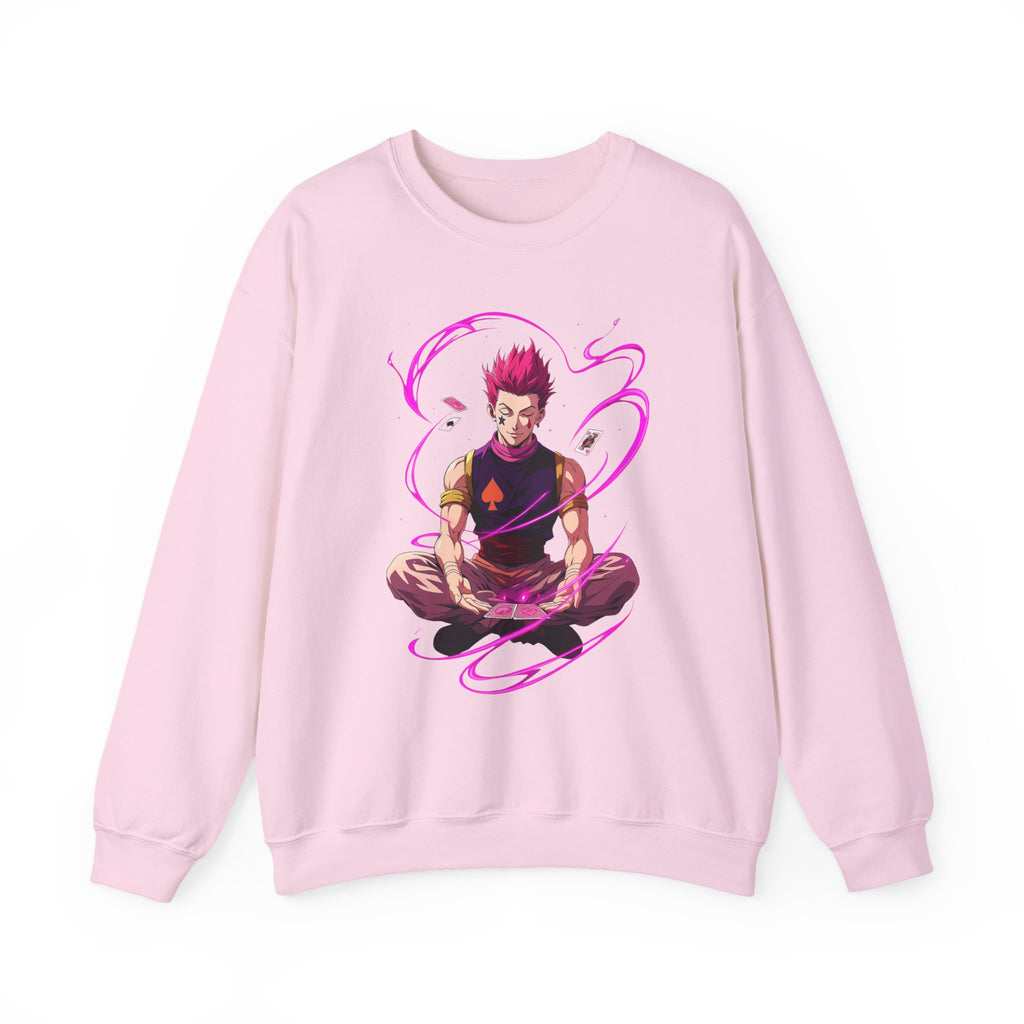 Meditating Anime Warrior Sweatshirt | Mystic Energy Illustration