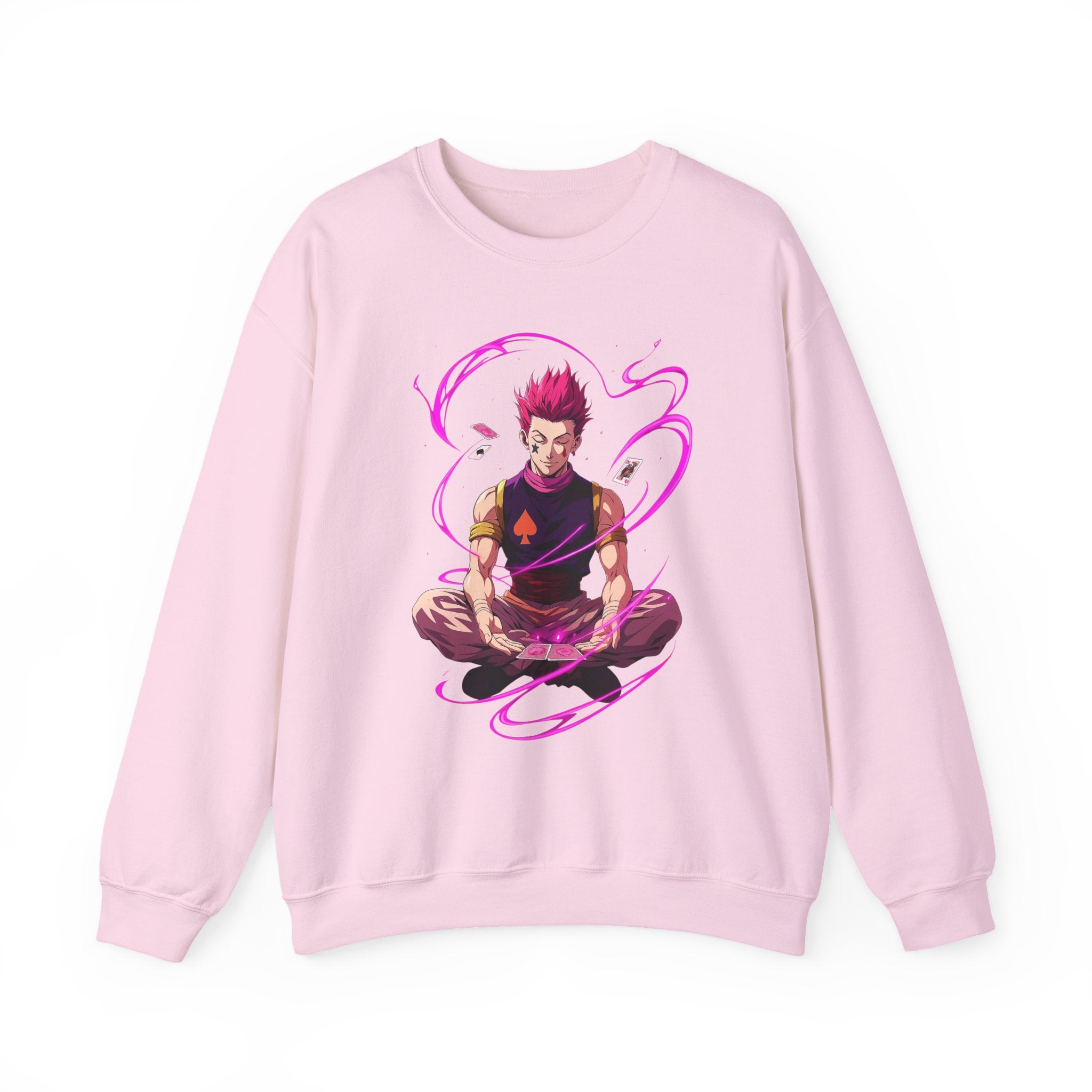 Meditating Anime Warrior Sweatshirt | Mystic Energy Illustration