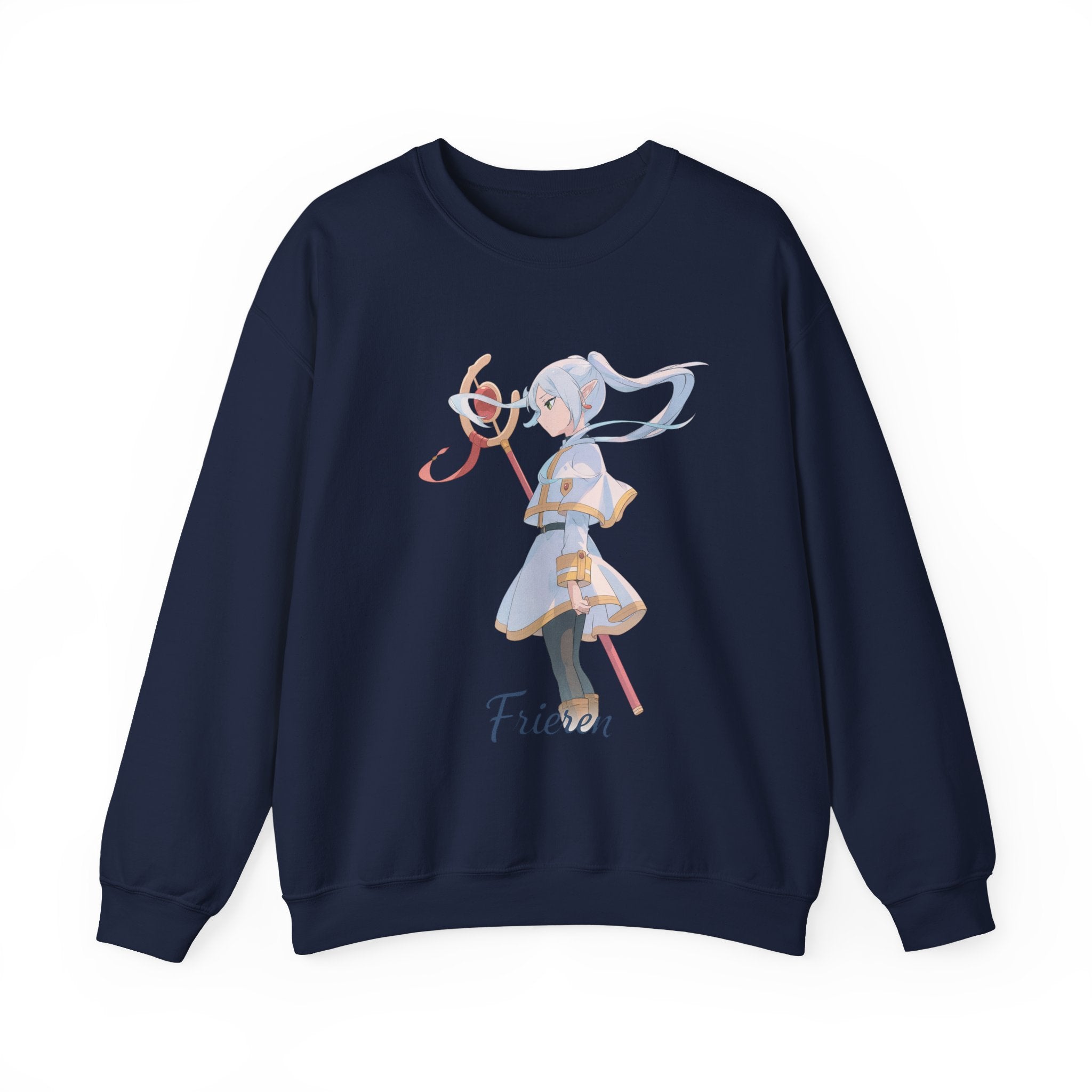 Chibi Anime Girl Illustration Sweatshirt | Pastel Magic Ribbon