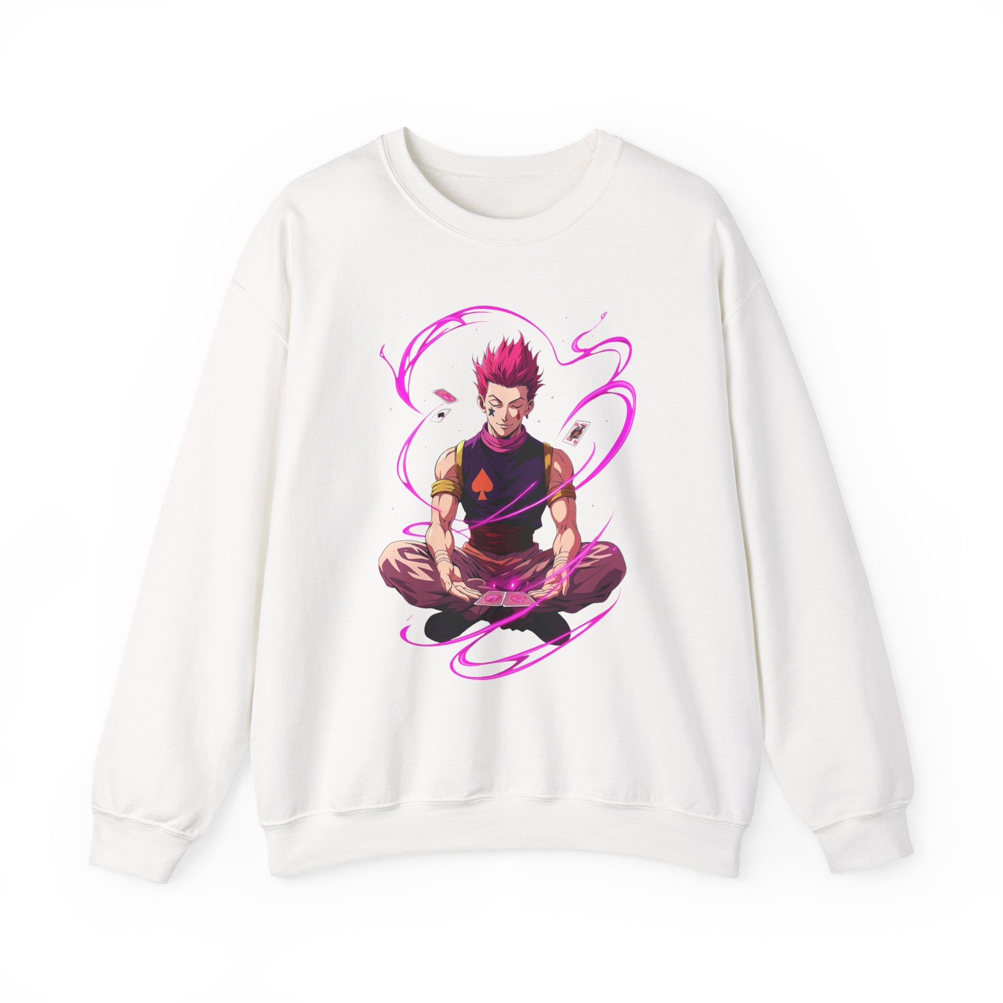 Meditating Anime Warrior Sweatshirt | Mystic Energy Illustration
