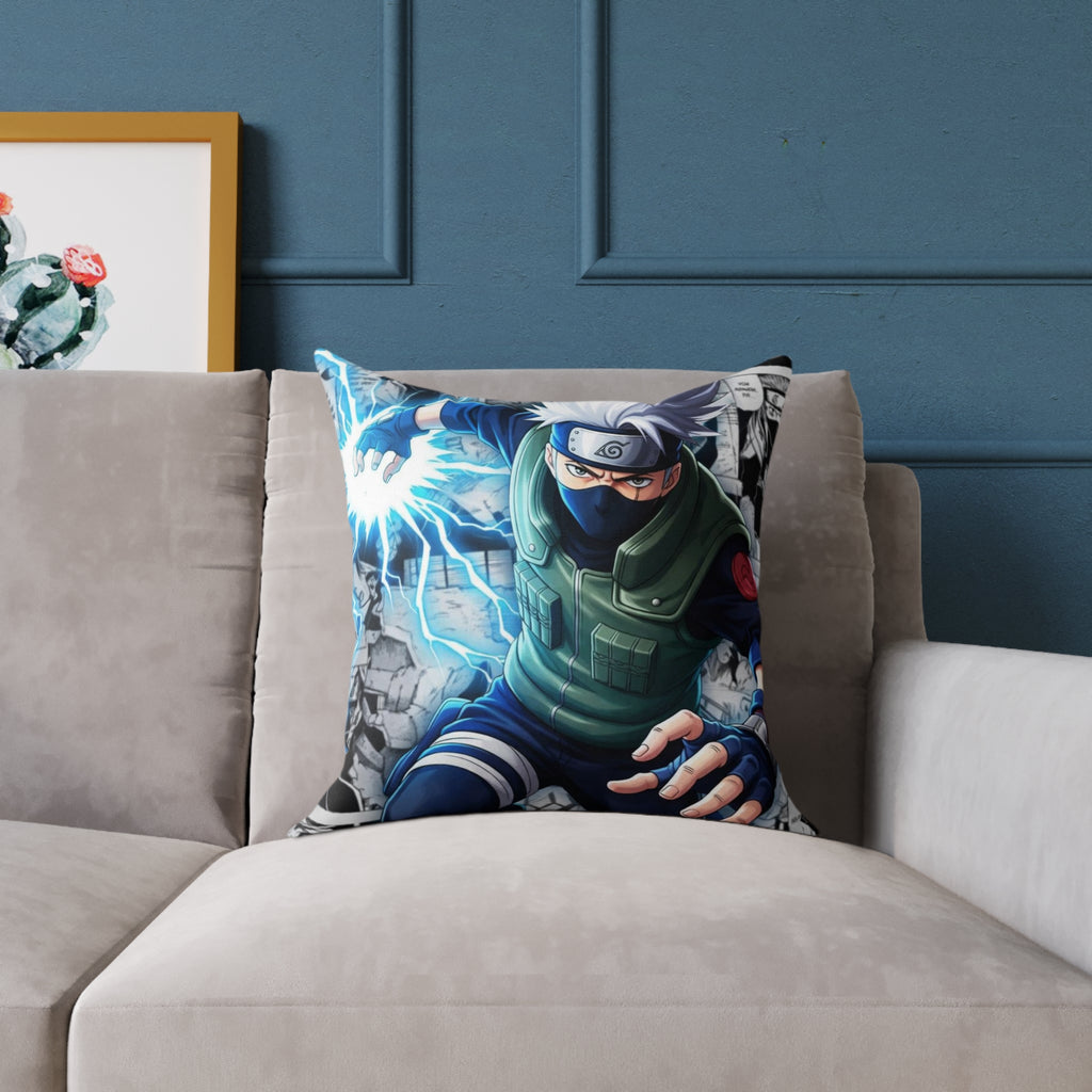 Anime Lightning Pose Pillow | Anime Ninja Manga Collage