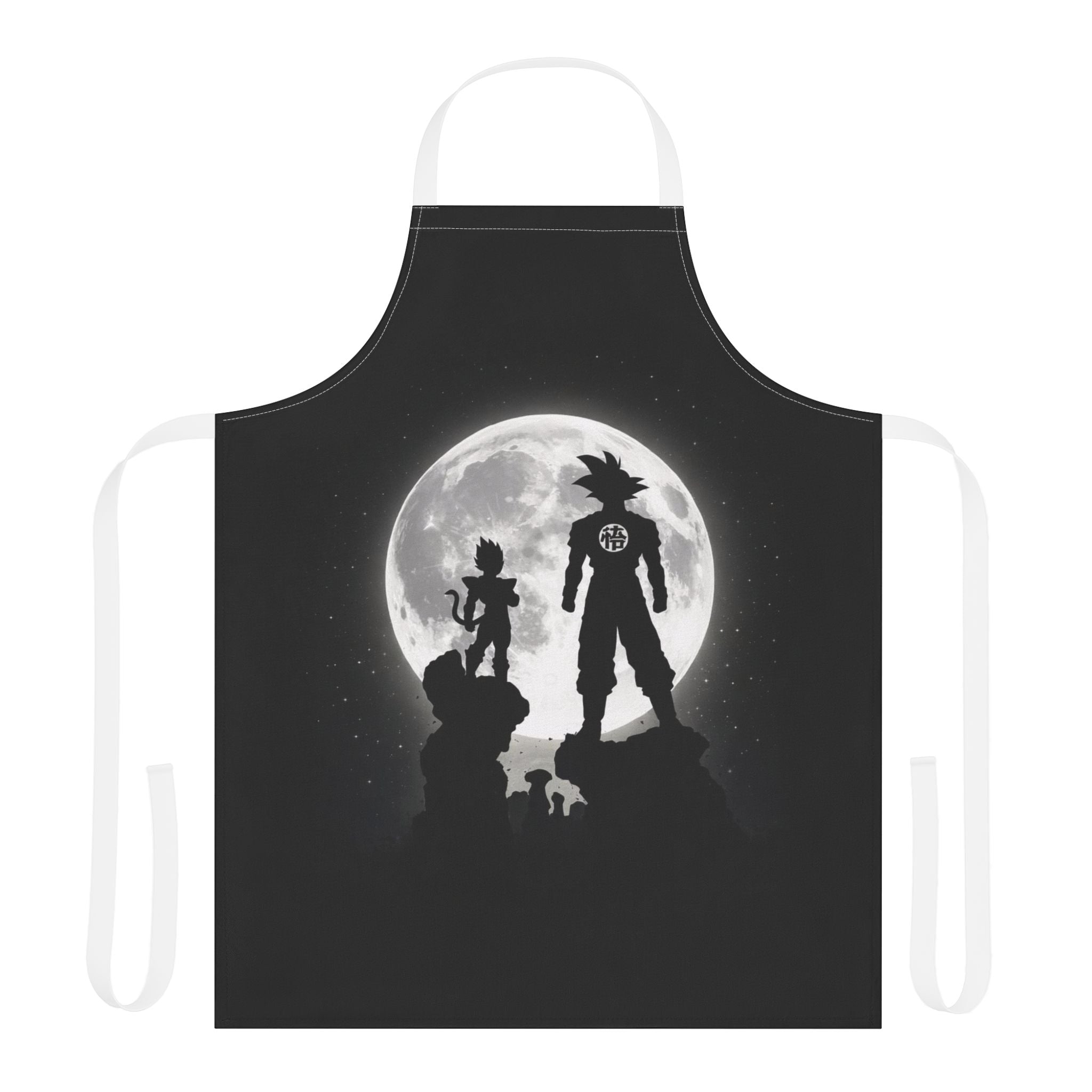 Silhouette Saiyan Moon Apron | Kitchen Apron