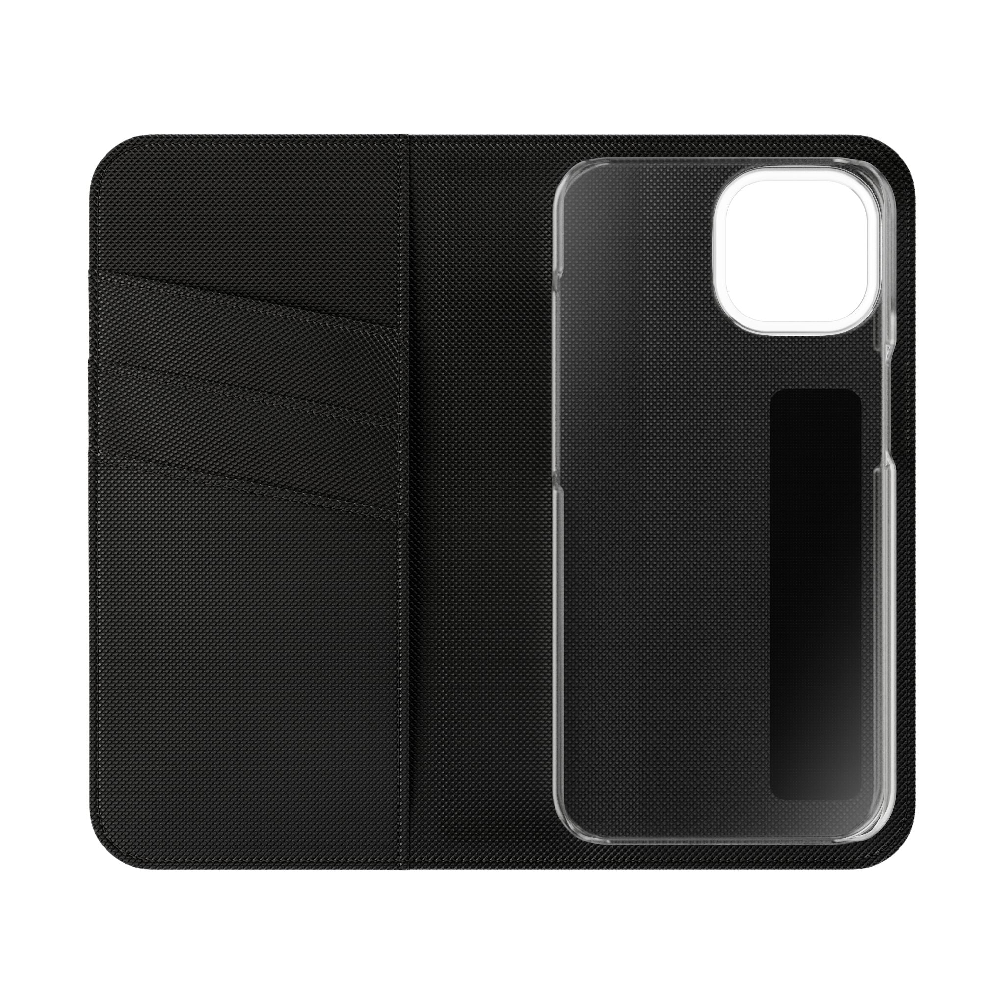 Anime Landscape Flip Phone Case — Fantasy Sunset Genshin-Style Wallet Cover