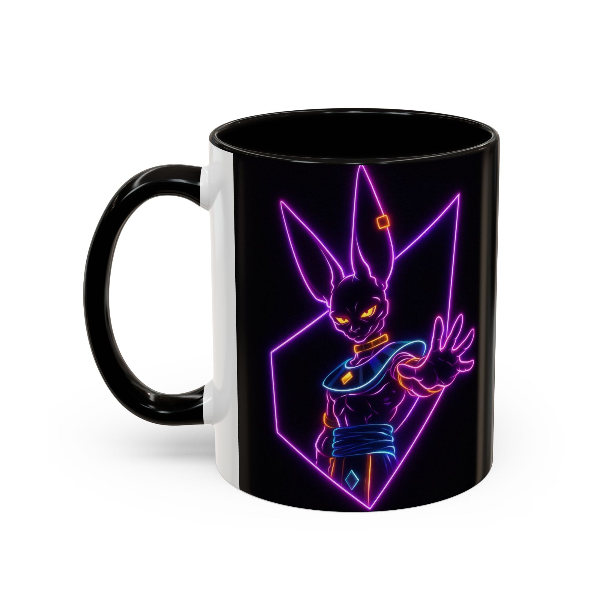 Neon Super Saiyan Mug | Colorful Coffee Cup