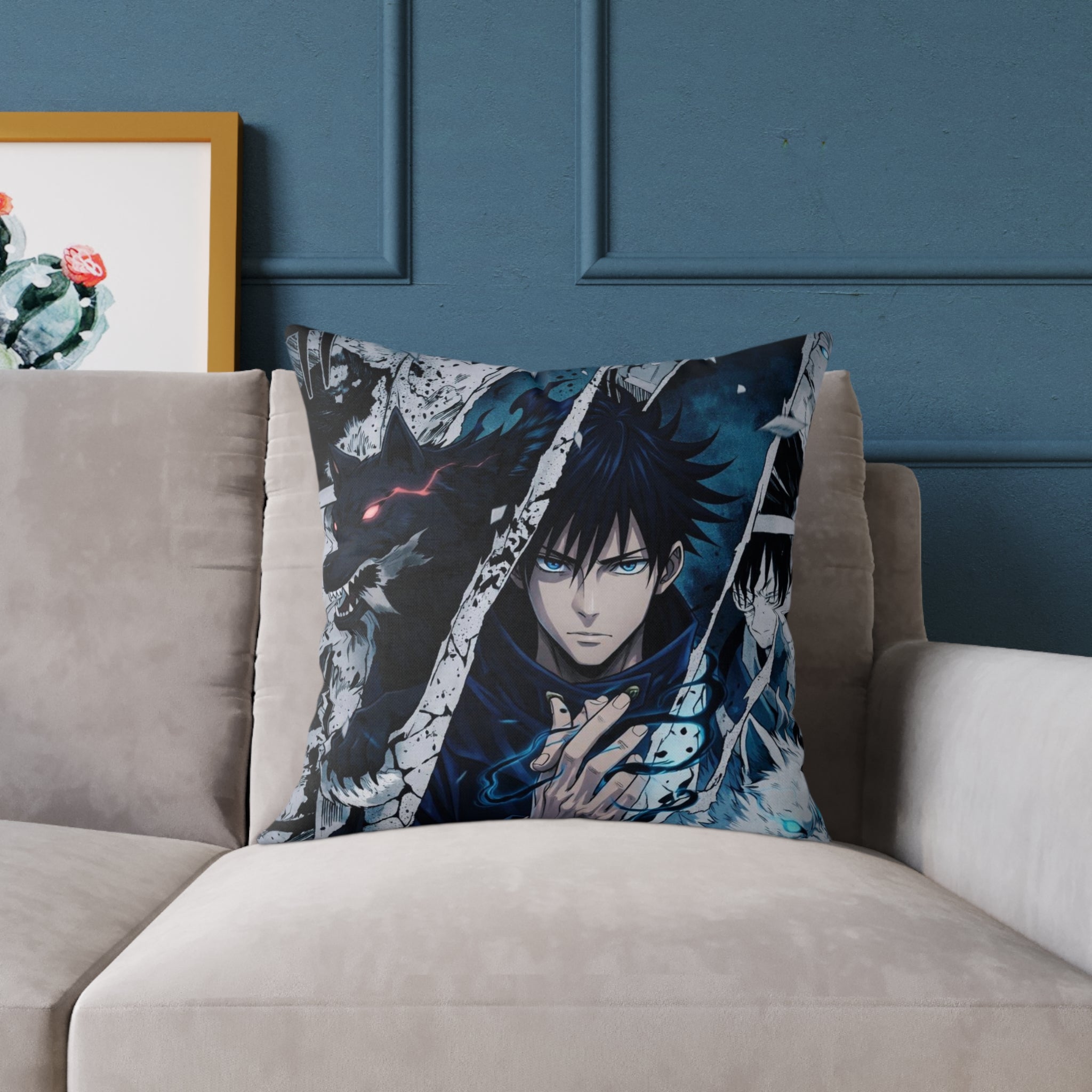 Anime Character Pillow | Square Poly Canvas Pillow