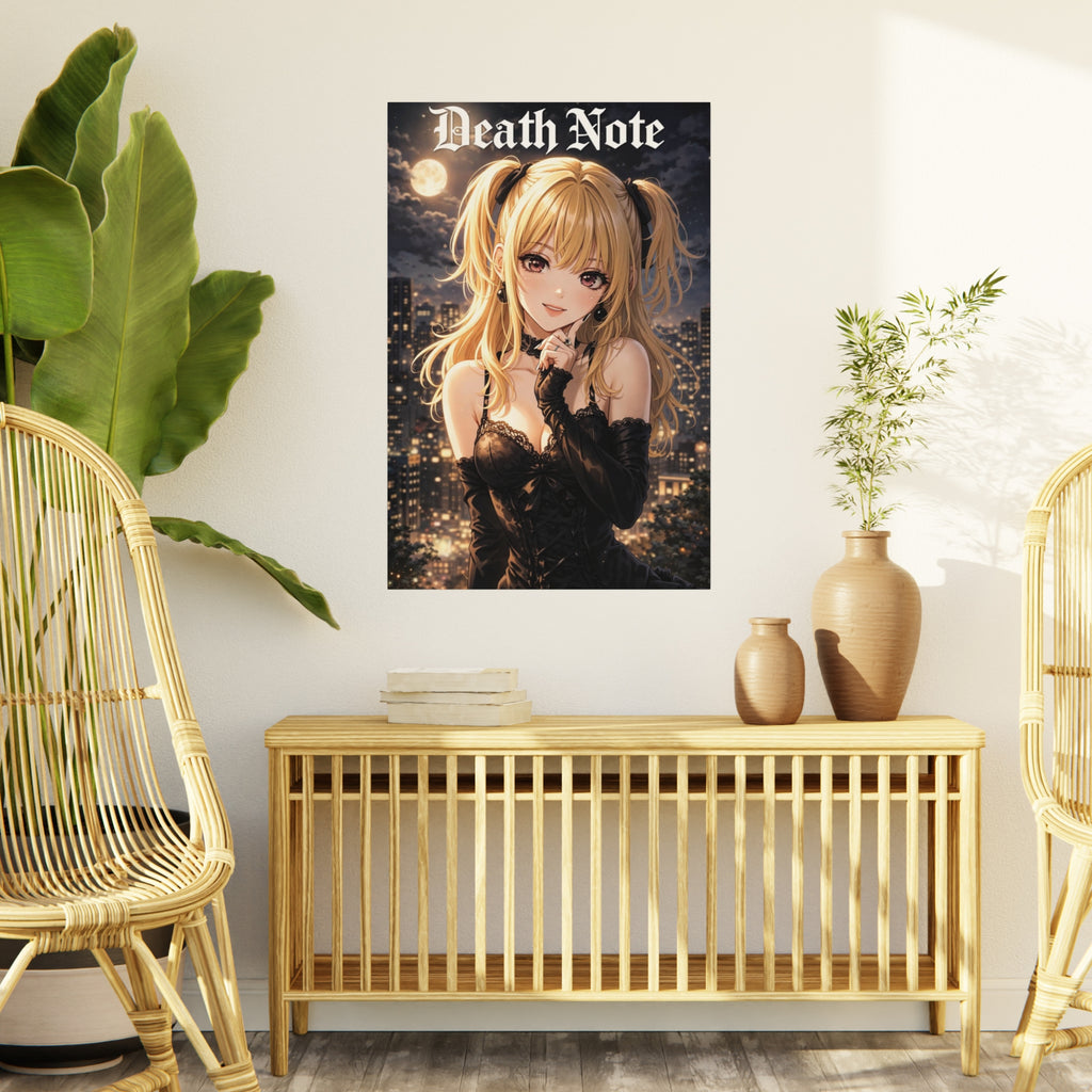 Foam Board - 'Death Note' Misa Anime Poster Foam Board