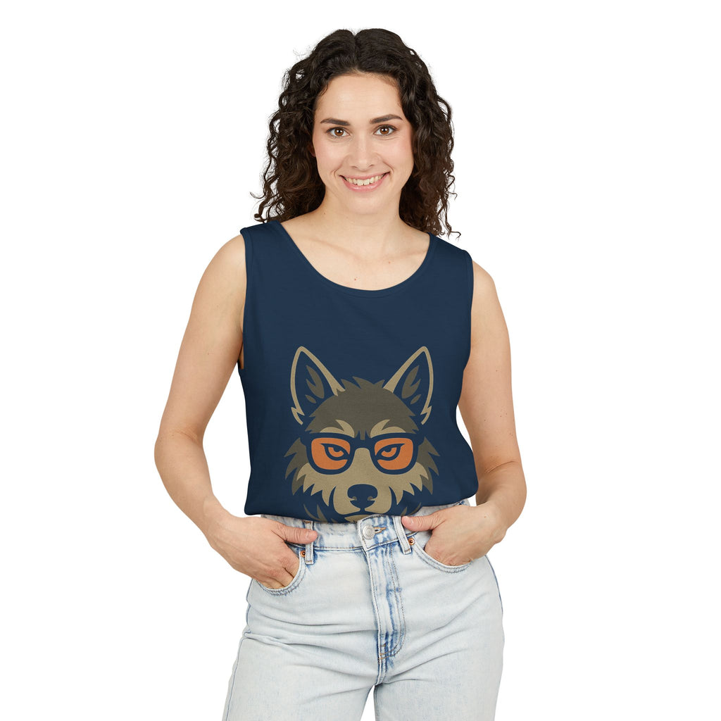 Cool Wolf Graphic Tank Top, Unisex Cool Tank Top, Summer Wear, Gift for Animal Lovers, Festival Outfit, Everyday Casual Top