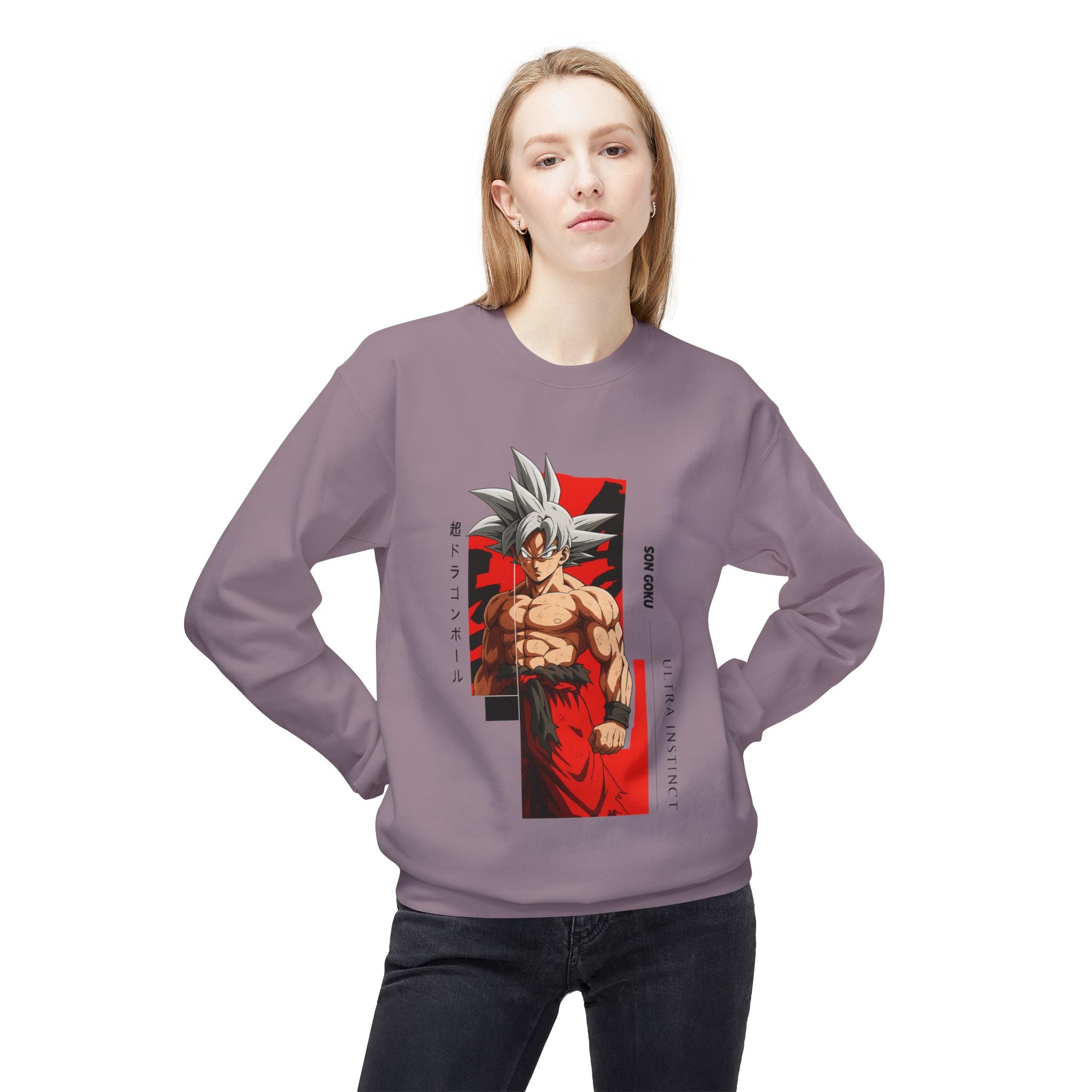 Ultra Instinct Anime Fighter Crewneck Sweatshirt | Martial Art Graphic