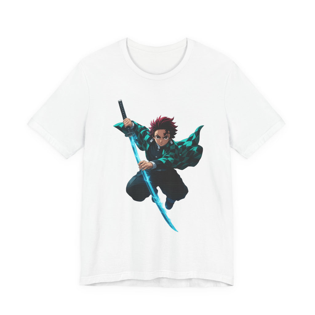 Anime-Inspired Graphic Tee, Unisex Jersey Short Sleeve Tee, Casual Wear, Gift for Fans, Manga Merchandise, Comfortable Style