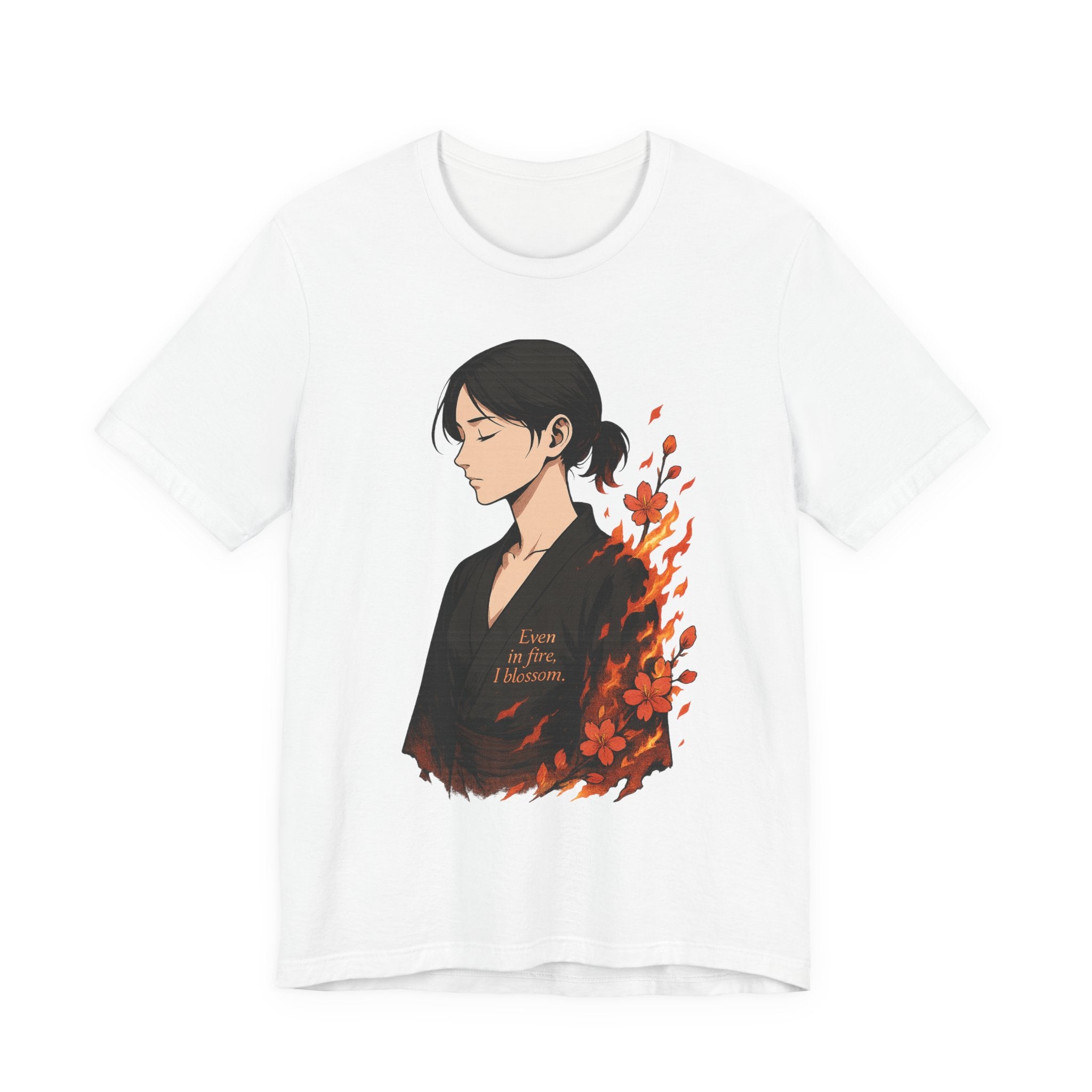 Elegant Anime-Inspired Unisex Tee, Casual Wear, Gift for Fans, Graphic Shirt, Summer Outfit, Birthday Present