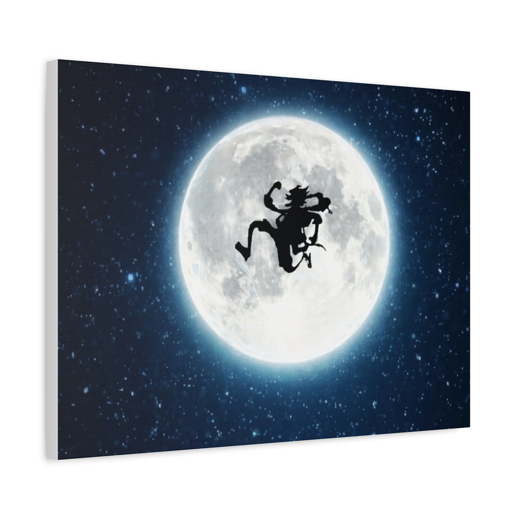Witch Silhouette Moon Matte Canvas