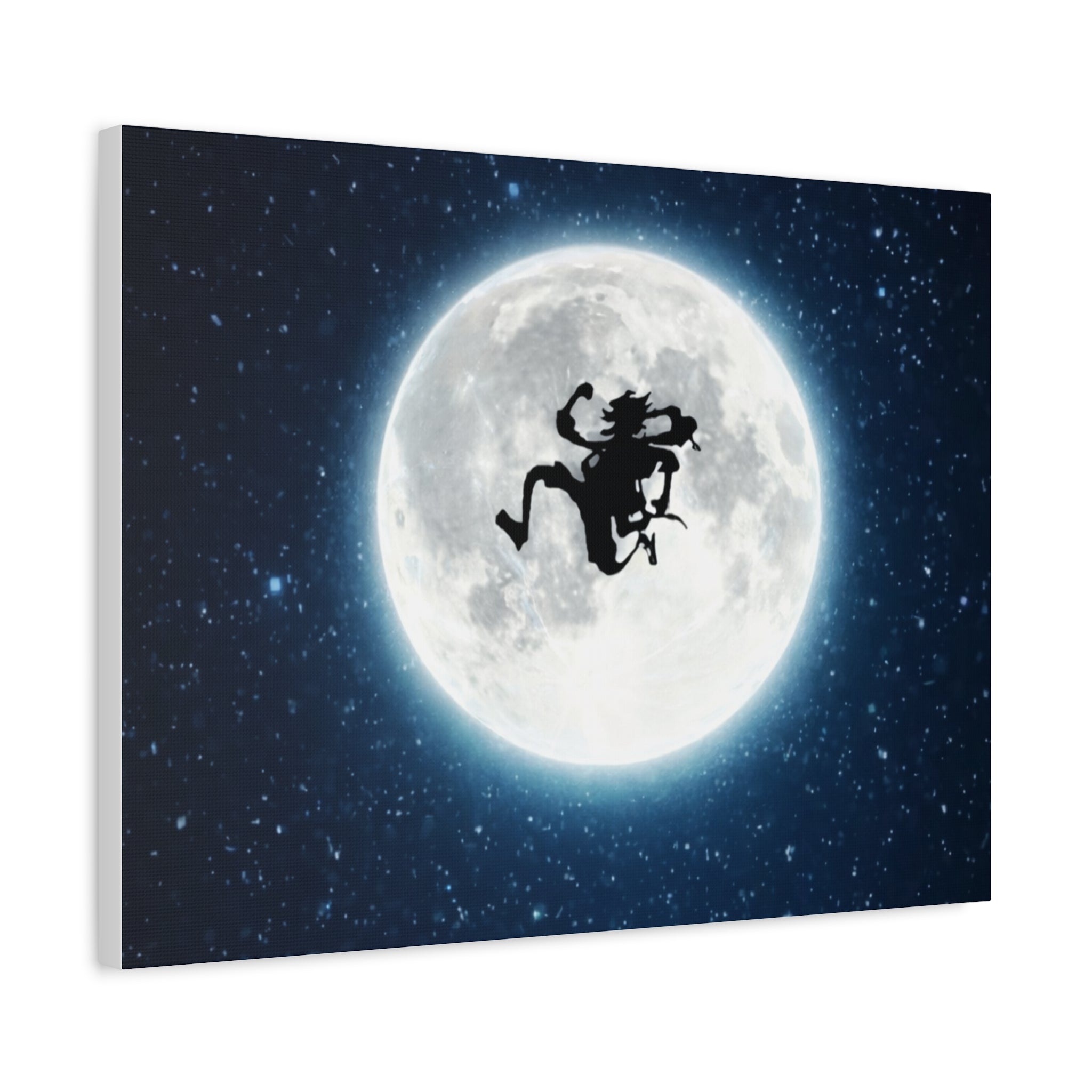 Witch Silhouette Moon Matte Canvas