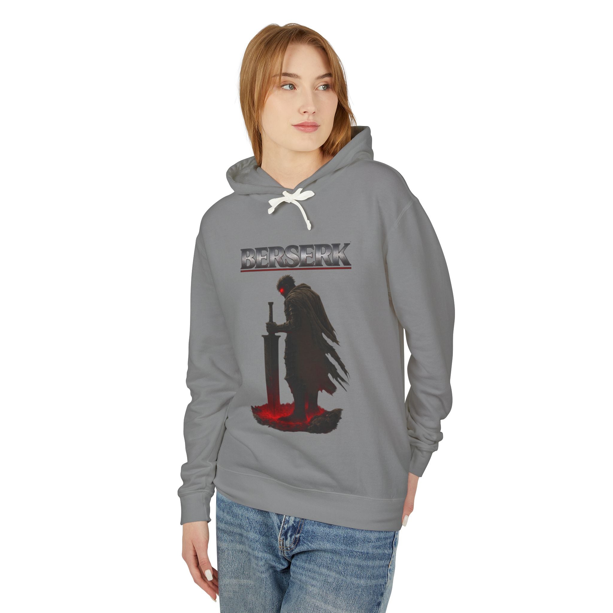 Dark Knight Warrior hoodie | Sword, Blood Pool, Lone Figure