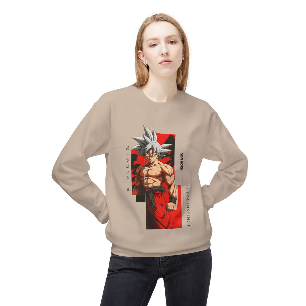 Ultra Instinct Anime Fighter Crewneck Sweatshirt | Martial Art Graphic