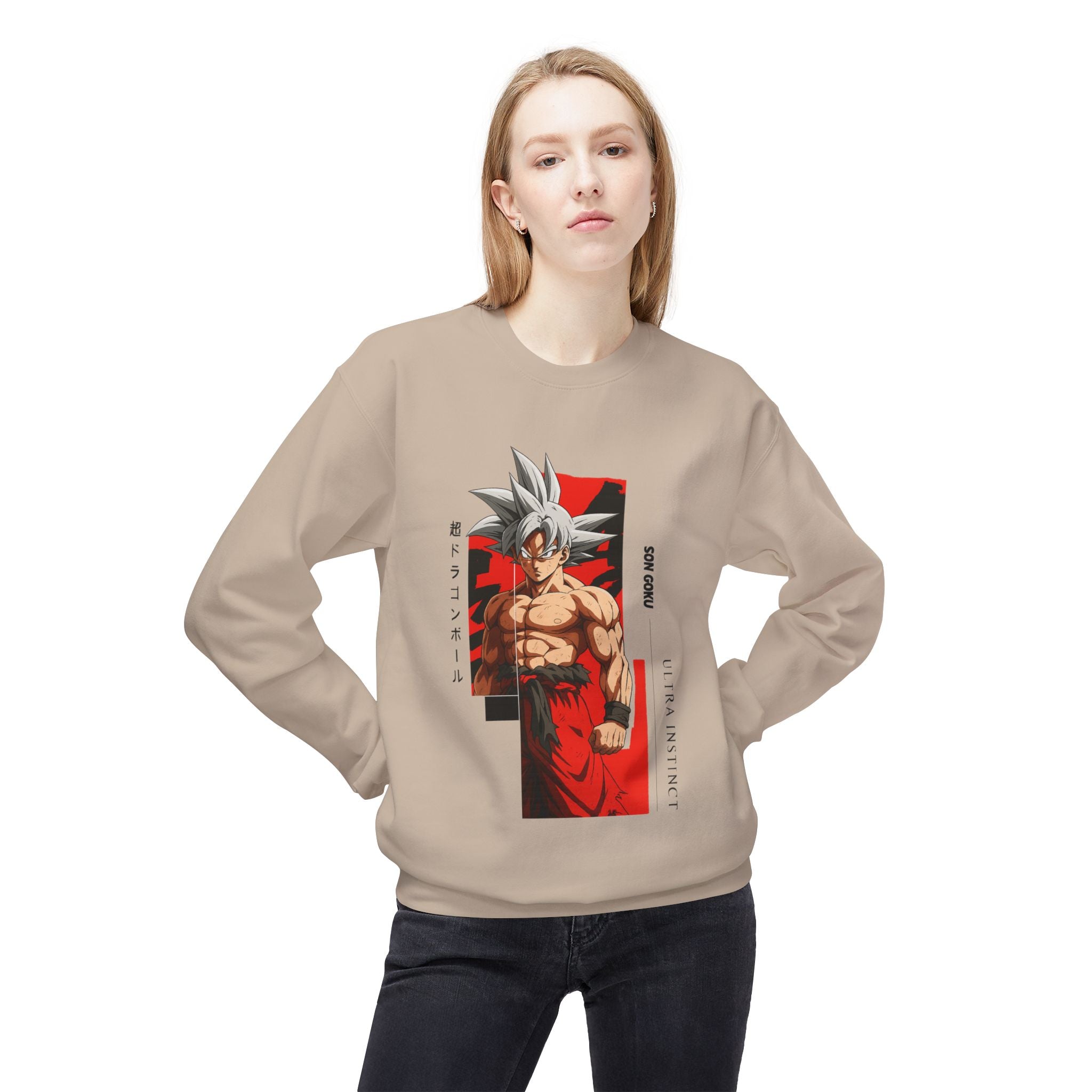 Ultra Instinct Anime Fighter Crewneck Sweatshirt | Martial Art Graphic