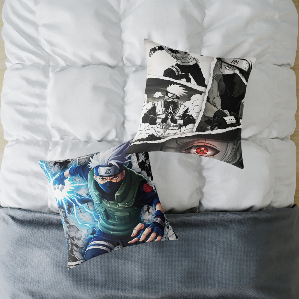Anime Lightning Pose Pillow | Anime Ninja Manga Collage