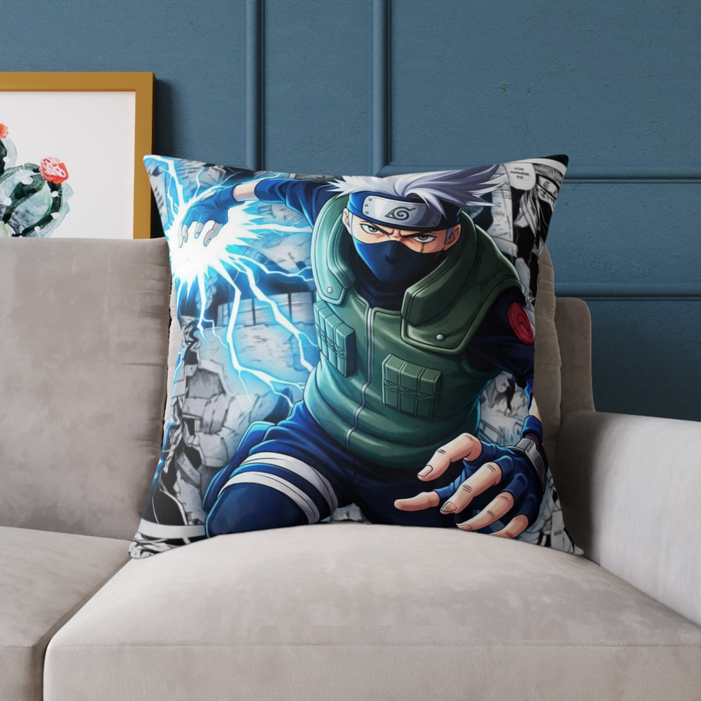 Anime Lightning Pose Pillow | Anime Ninja Manga Collage