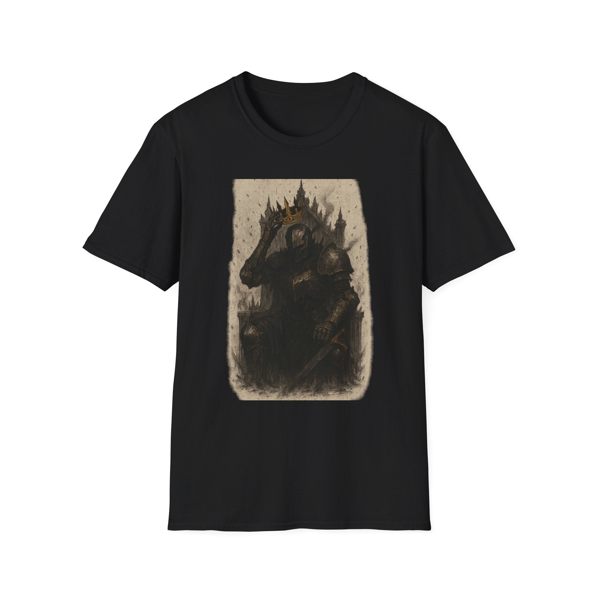 Gothic Fantasy Unisex T-Shirt, Graphic Tee, Casual Wear, Gift for Gamers, Dark Art Shirt, Birthday Present