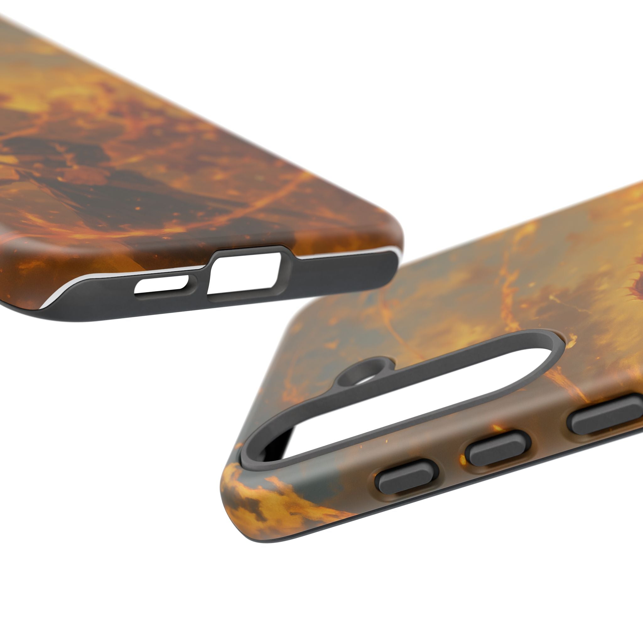 Flame Samurai Phone Case | Sunset Warrior iPhone Case