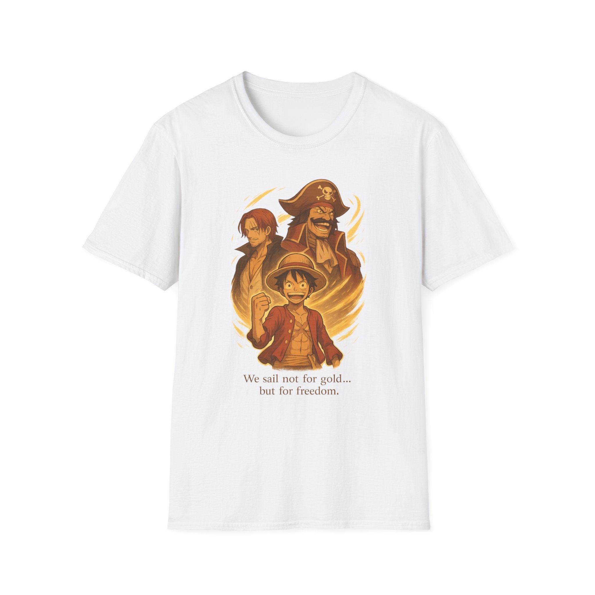 Pirate Freedom Unisex T-Shirt - Adventure Inspired Apparel for Fans, Gifting, Casual Wear, Travel, Beach Days