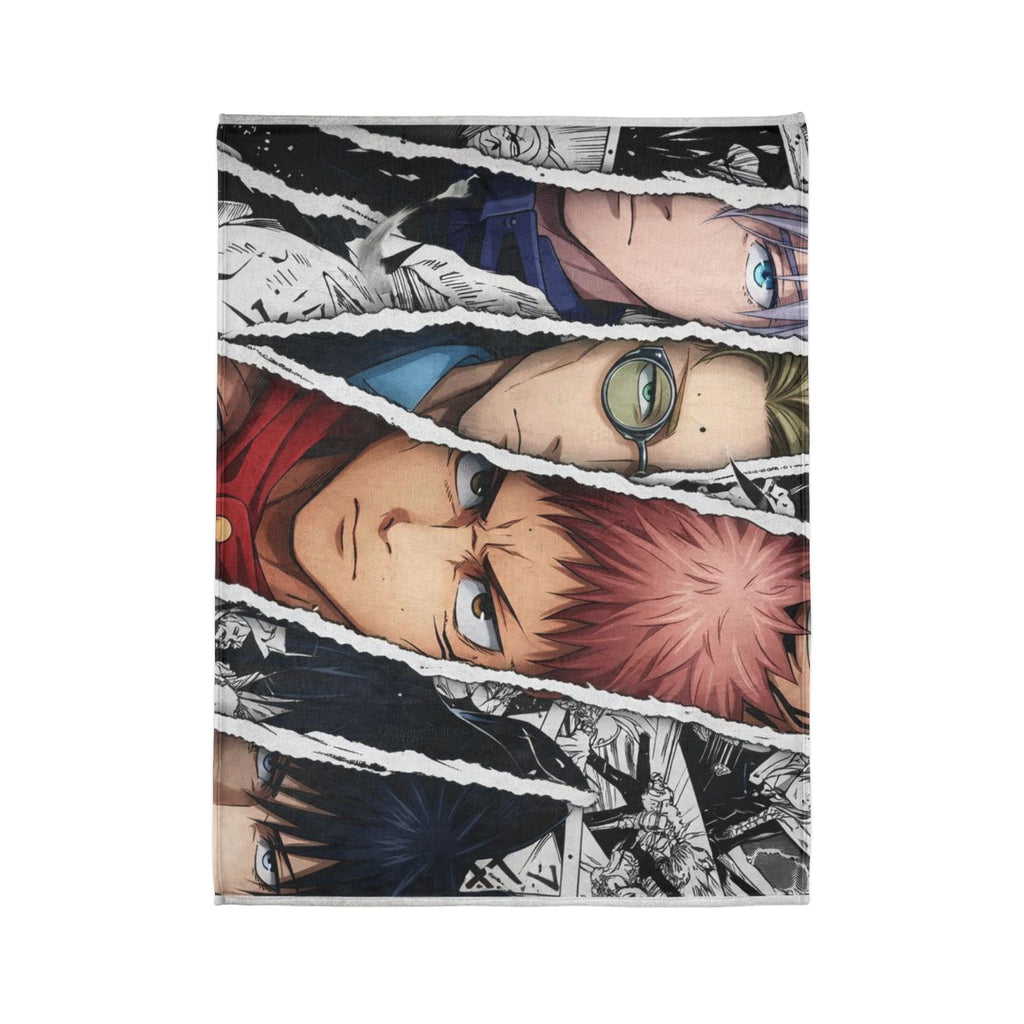 Anime Character Collage Blanket | Polyester Throw Blanket