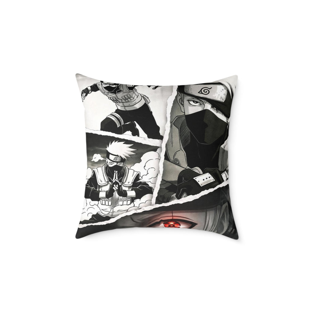 Anime Lightning Pose Pillow | Anime Ninja Manga Collage