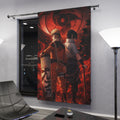 Anime Duo Illustration Window Curtains | Anime Shonen Decor