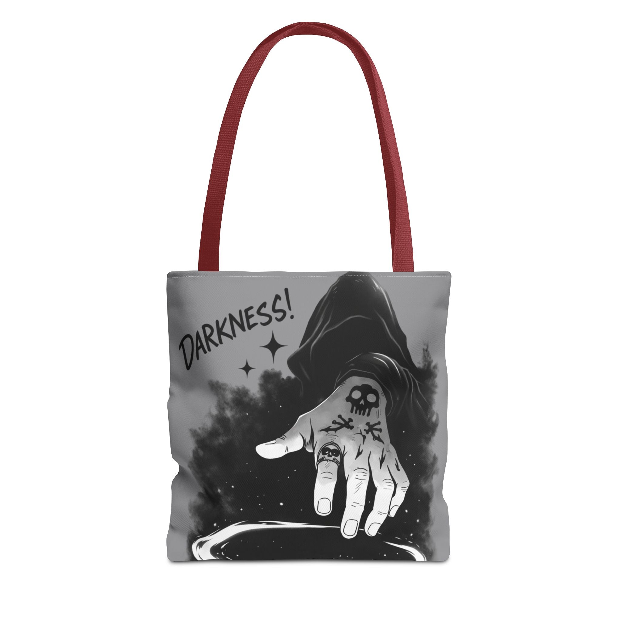 Darkness Hand Illustration Tote Bag | Gothic Spellcaster Design