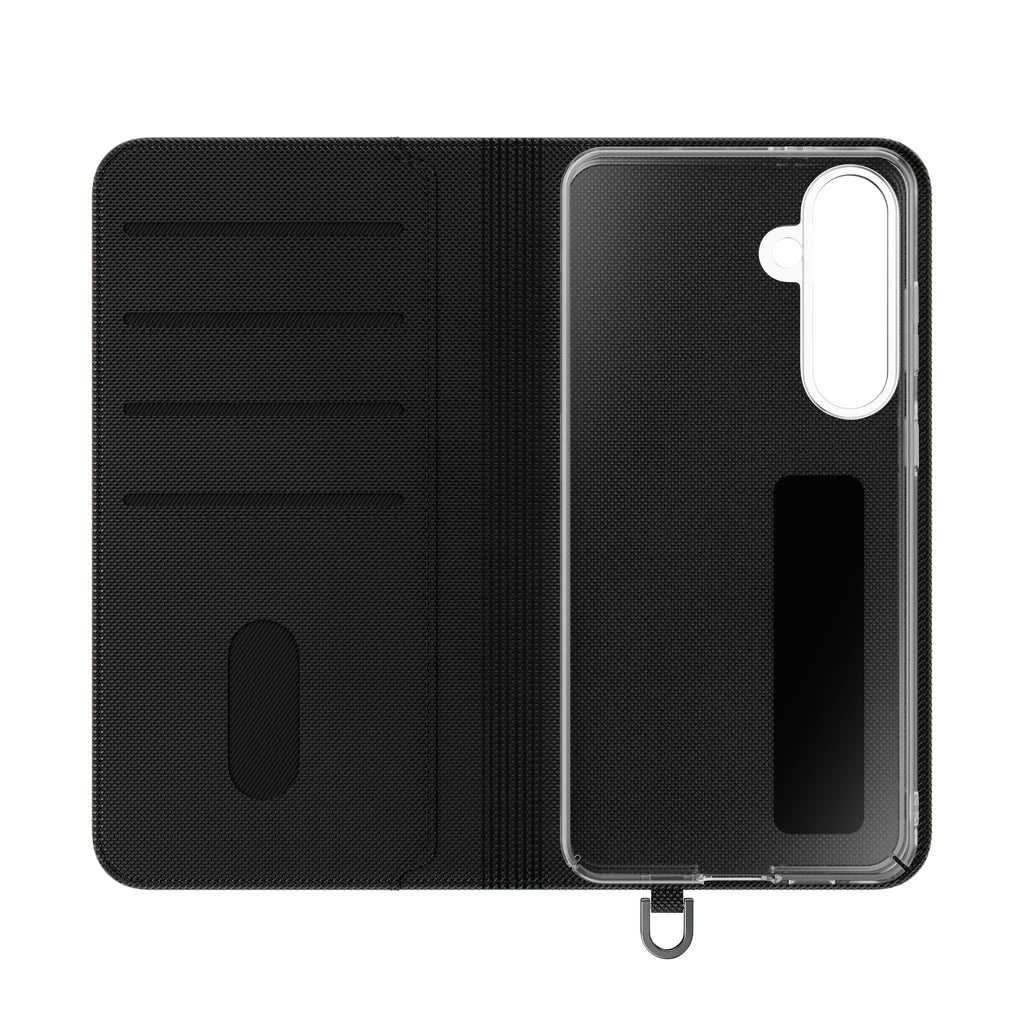 Samurai Flame Illustration Flip Phone Case - Magnetic Wallet Cover