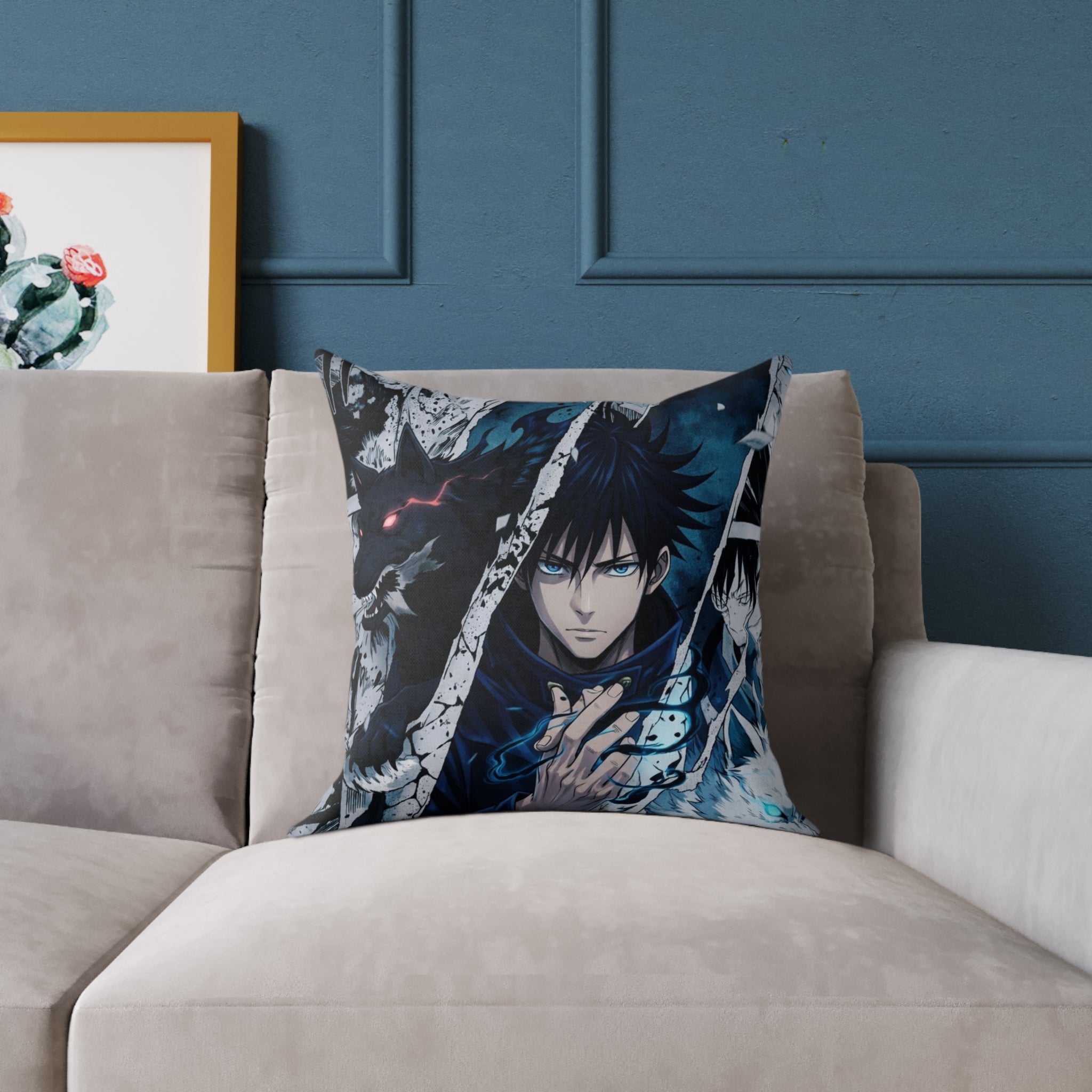 Anime Character Pillow | Square Poly Canvas Pillow