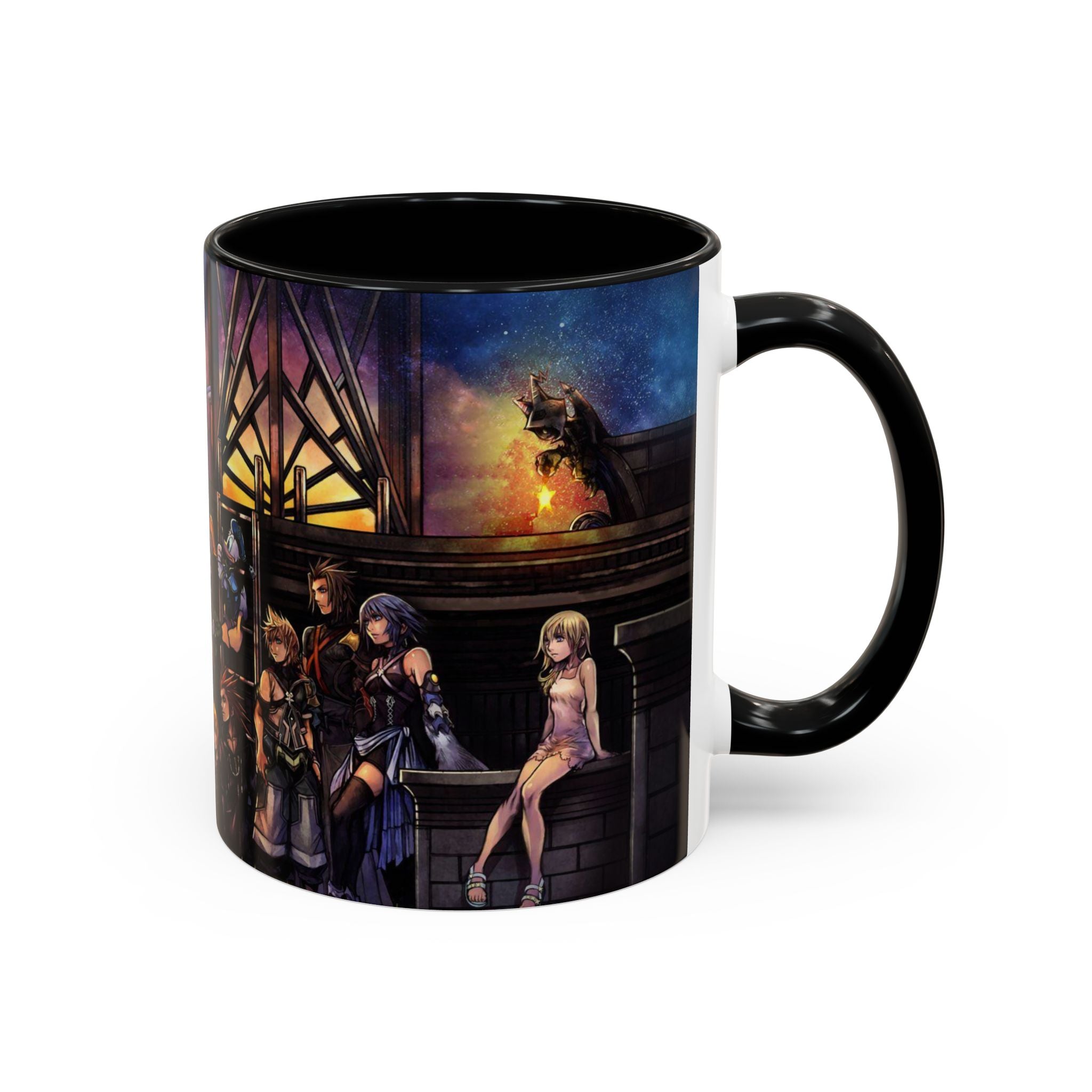 Fantasy RPG Character Lineup Mug | Accent Coffee Mug 11oz 15oz