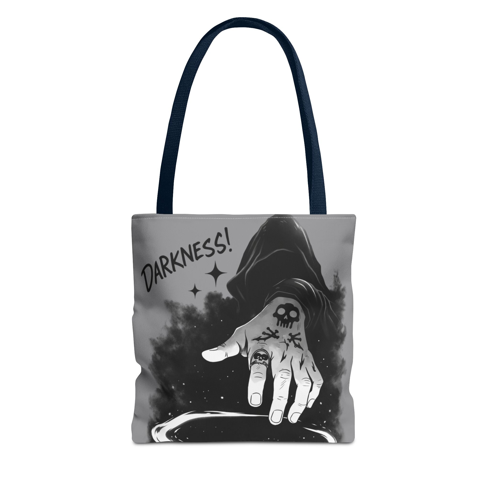Darkness Hand Illustration Tote Bag | Gothic Spellcaster Design