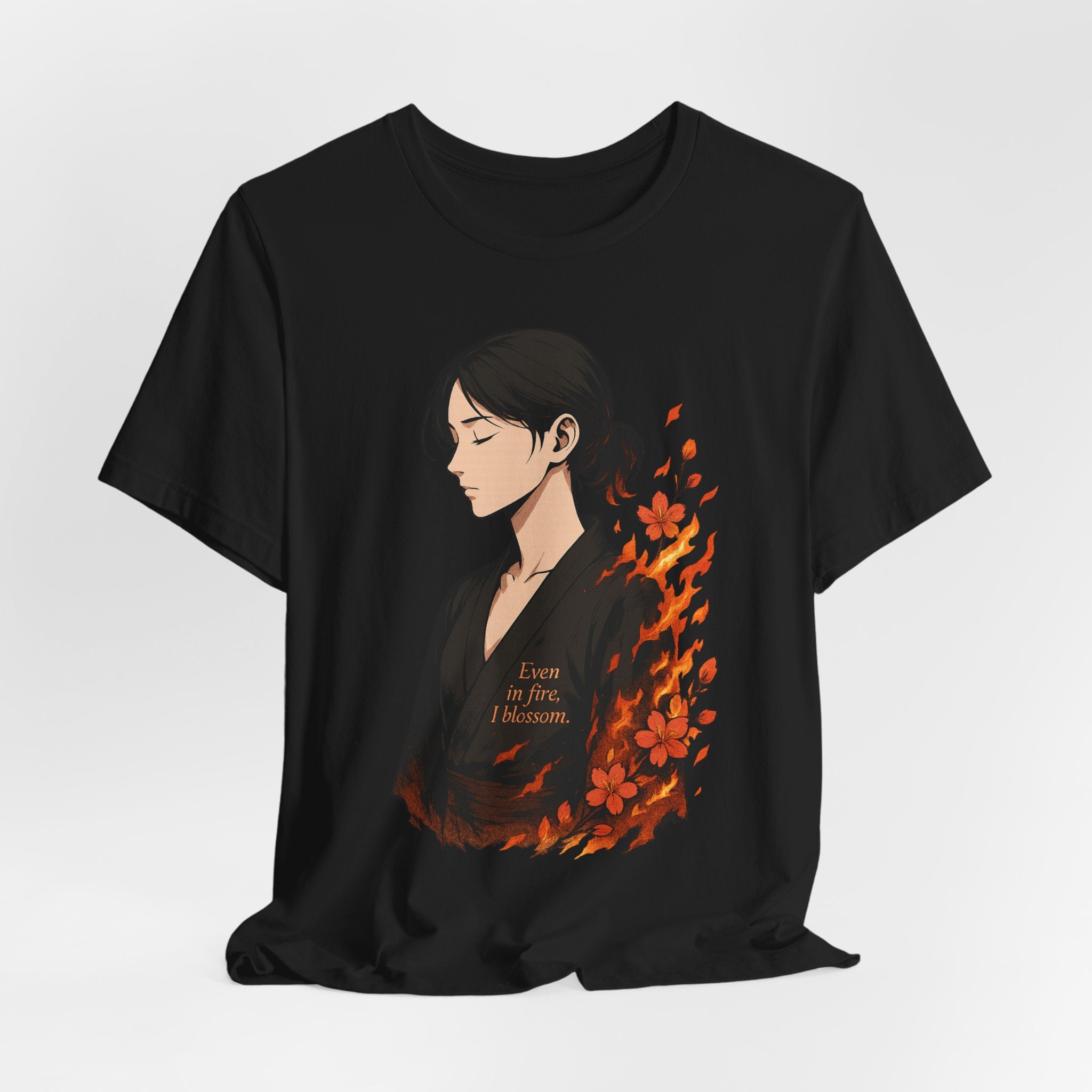 Elegant Anime-Inspired Unisex Tee, Casual Wear, Gift for Fans, Graphic Shirt, Summer Outfit, Birthday Present