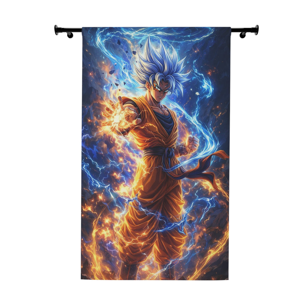 Super  Warrior Window Curtain | Anime Power Energy