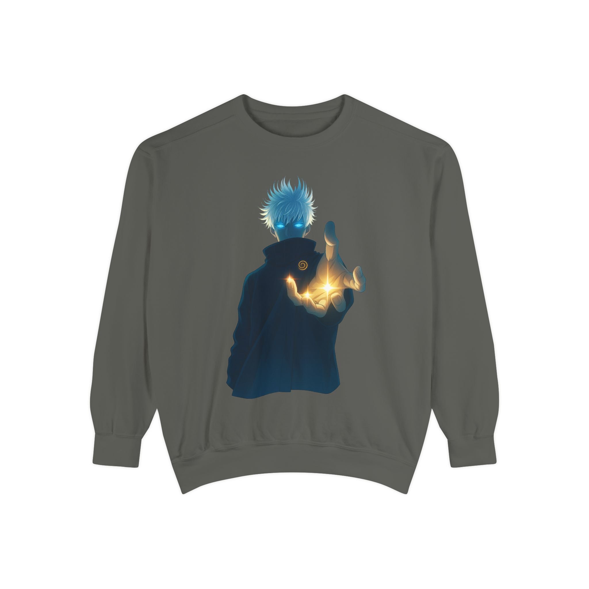 Mystical Sweatshirt for Anime Lovers, Cozy Unisex Garment, Gift for Fans, Trendy Fashion Hoodie, Unique Graphic Sweater