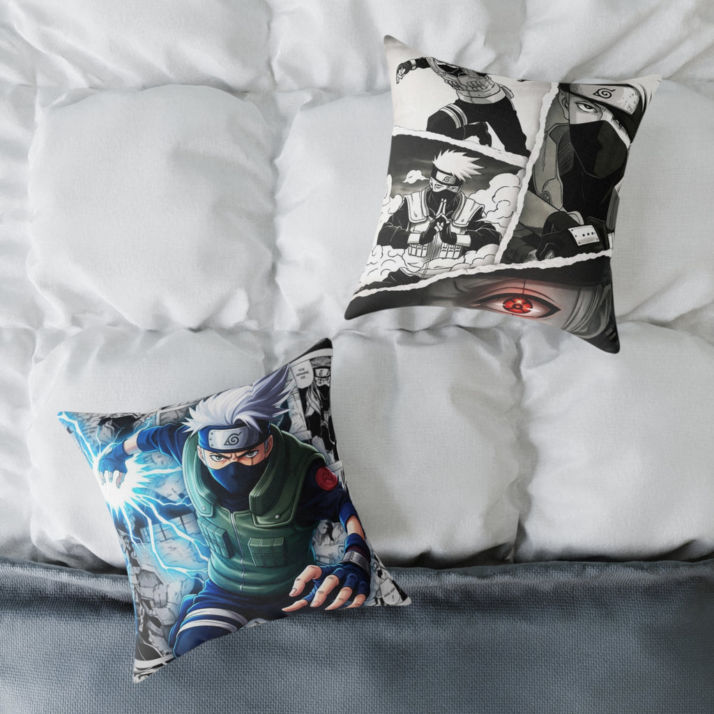 Anime Lightning Pose Pillow | Anime Ninja Manga Collage