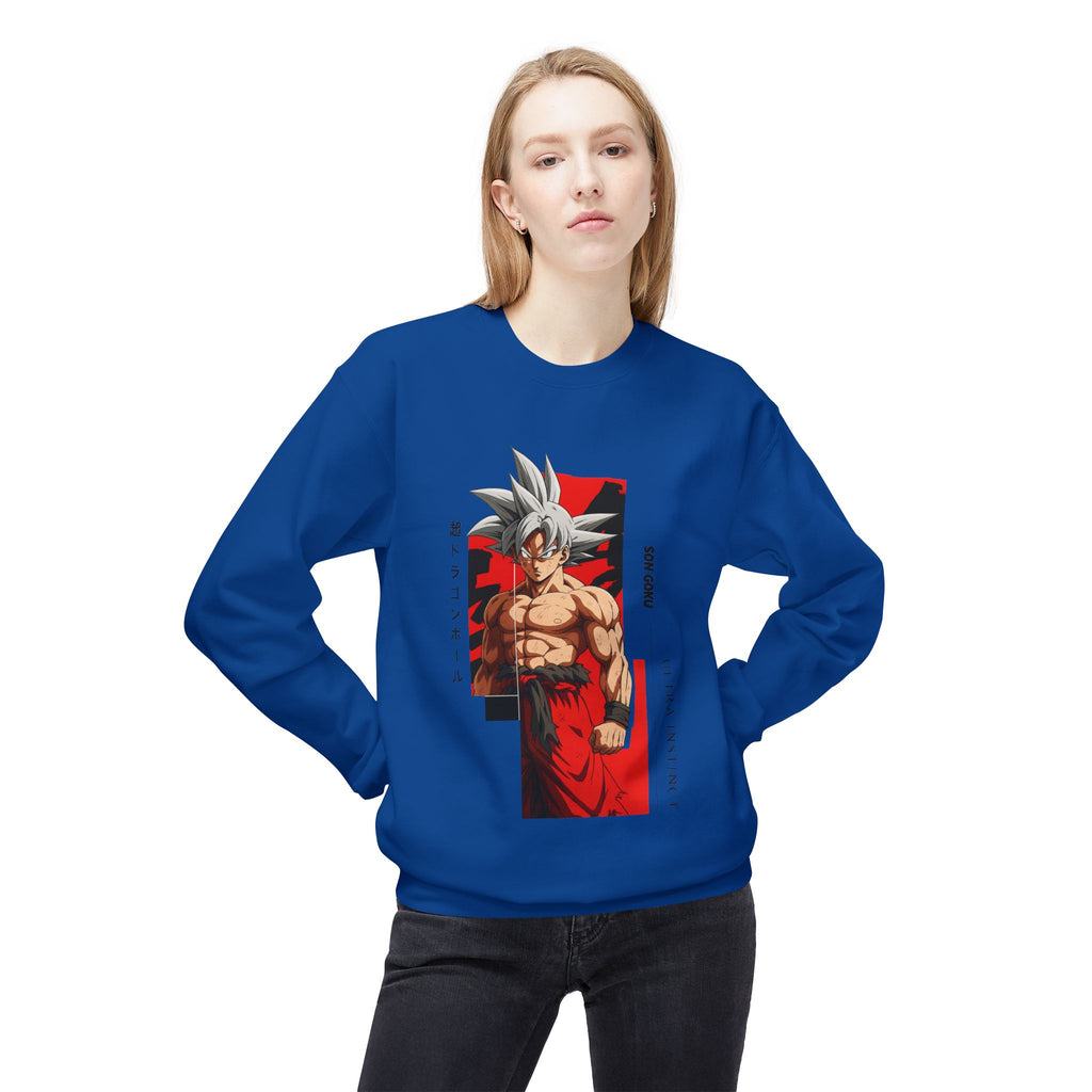 Ultra Instinct Anime Fighter Crewneck Sweatshirt | Martial Art Graphic
