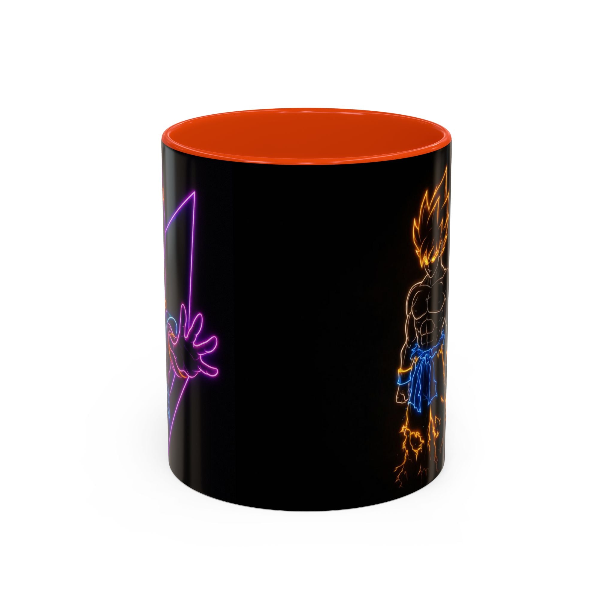 Neon Super Saiyan Mug | Colorful Coffee Cup