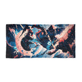 Surfer Wave Rider Beach Towel | Ocean Wave Art, Surfing Scene