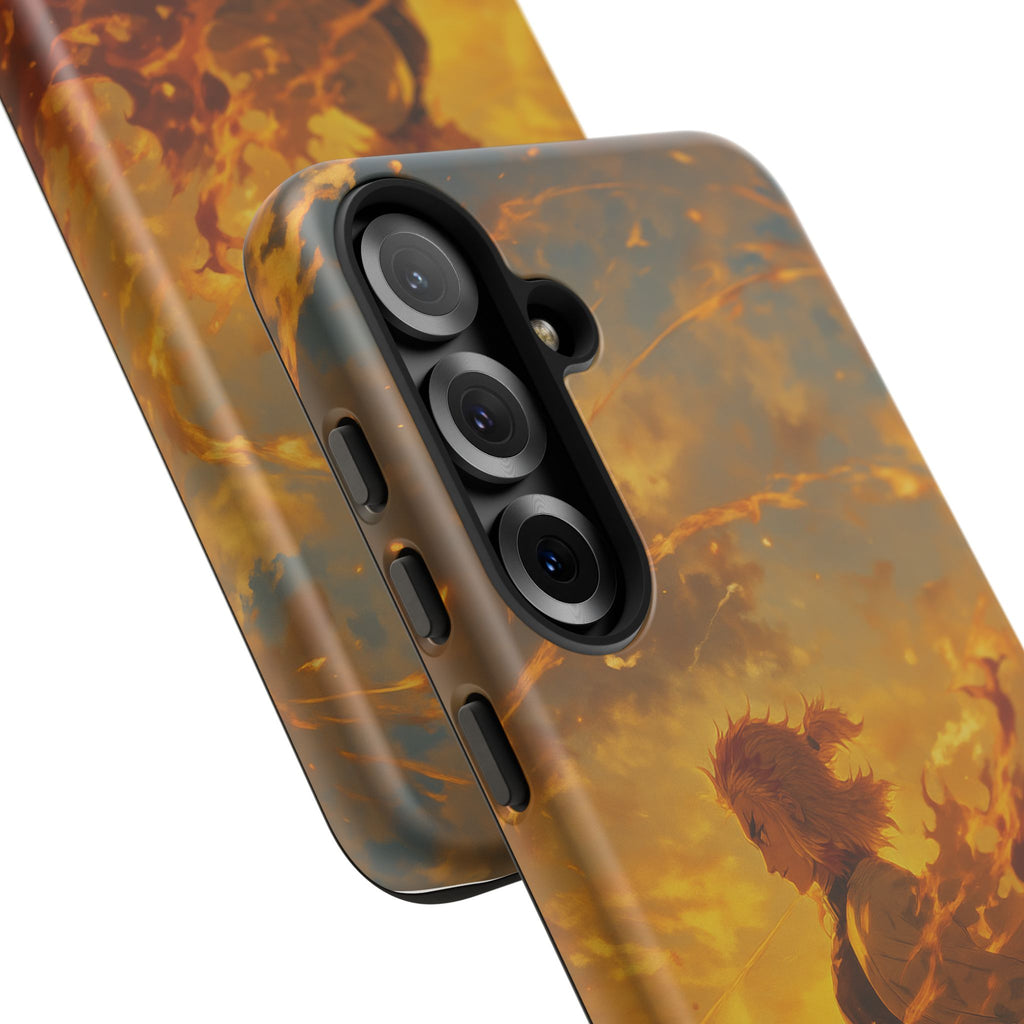 Flame Samurai Phone Case | Sunset Warrior iPhone Case